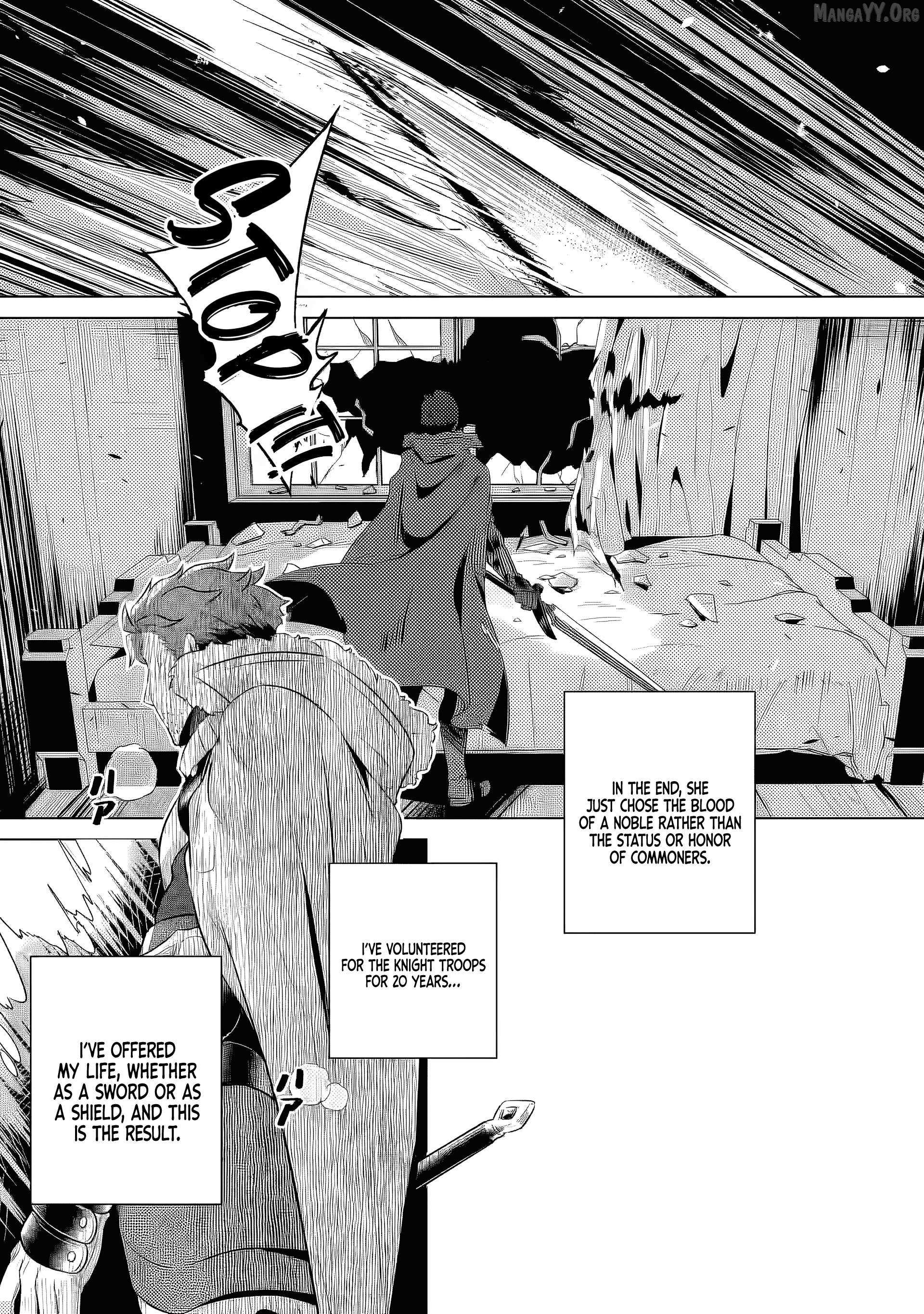 Netorare Tsuihōsareta Saikyō Kishi Danchō No Ossan, Katainaka De Eiyū Ni Matsuriagerareru Chapter 1 page 26 - 