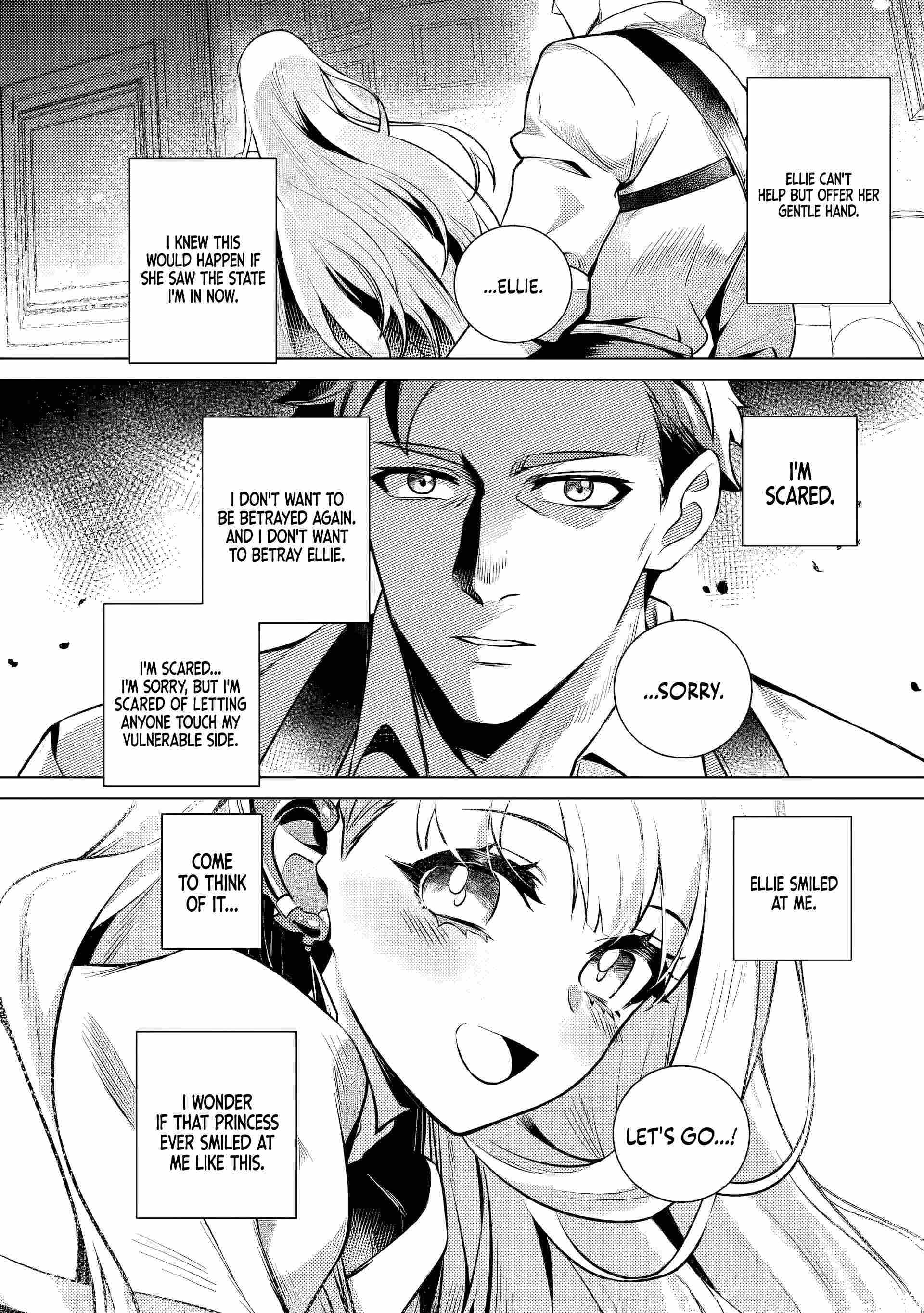 Netorare Tsuihōsareta Saikyō Kishi Danchō No Ossan, Katainaka De Eiyū Ni Matsuriagerareru Chapter 2.3 page 9 - 