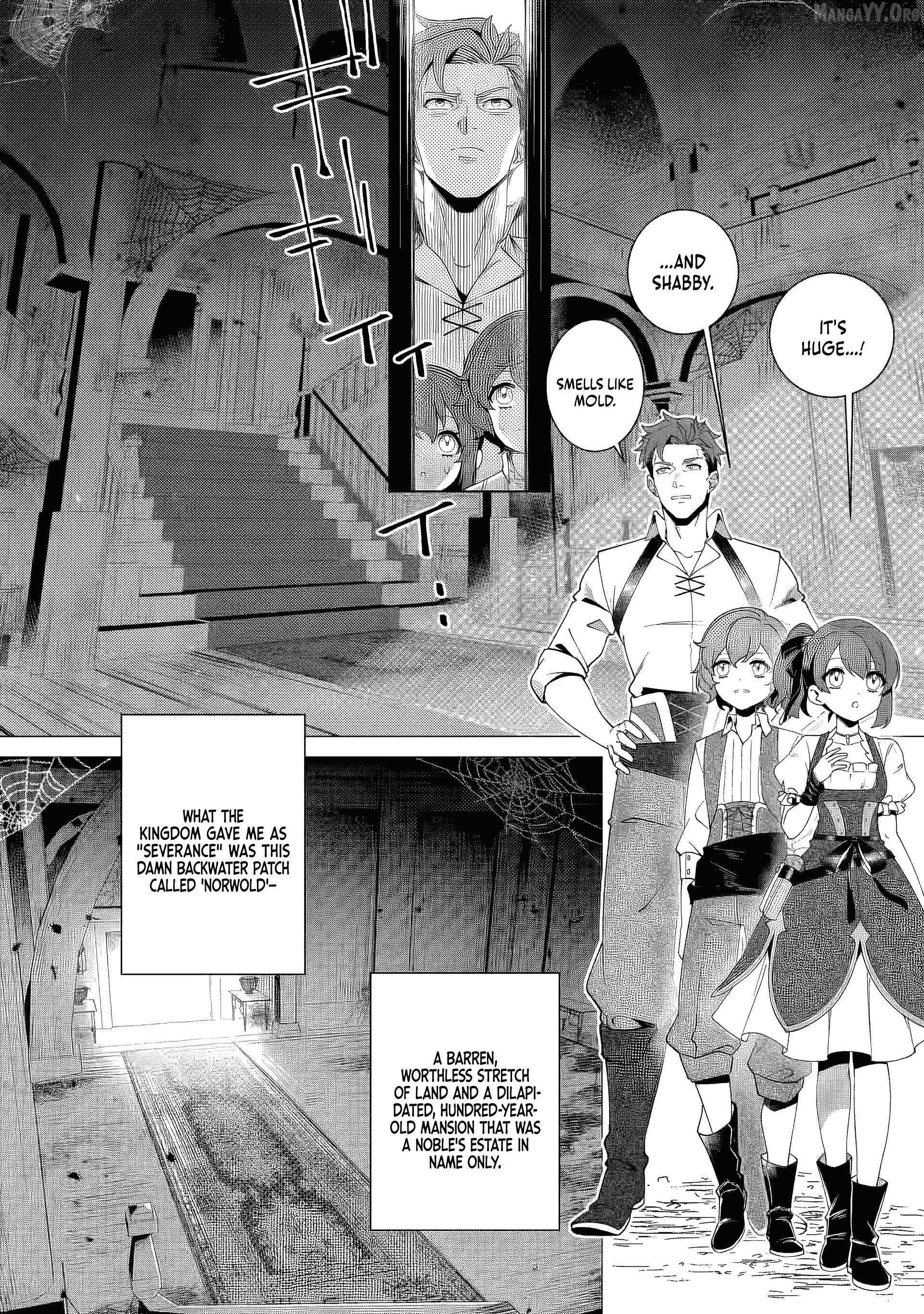 Netorare Tsuihōsareta Saikyō Kishi Danchō No Ossan, Katainaka De Eiyū Ni Matsuriagerareru Chapter 2 page 4 - 