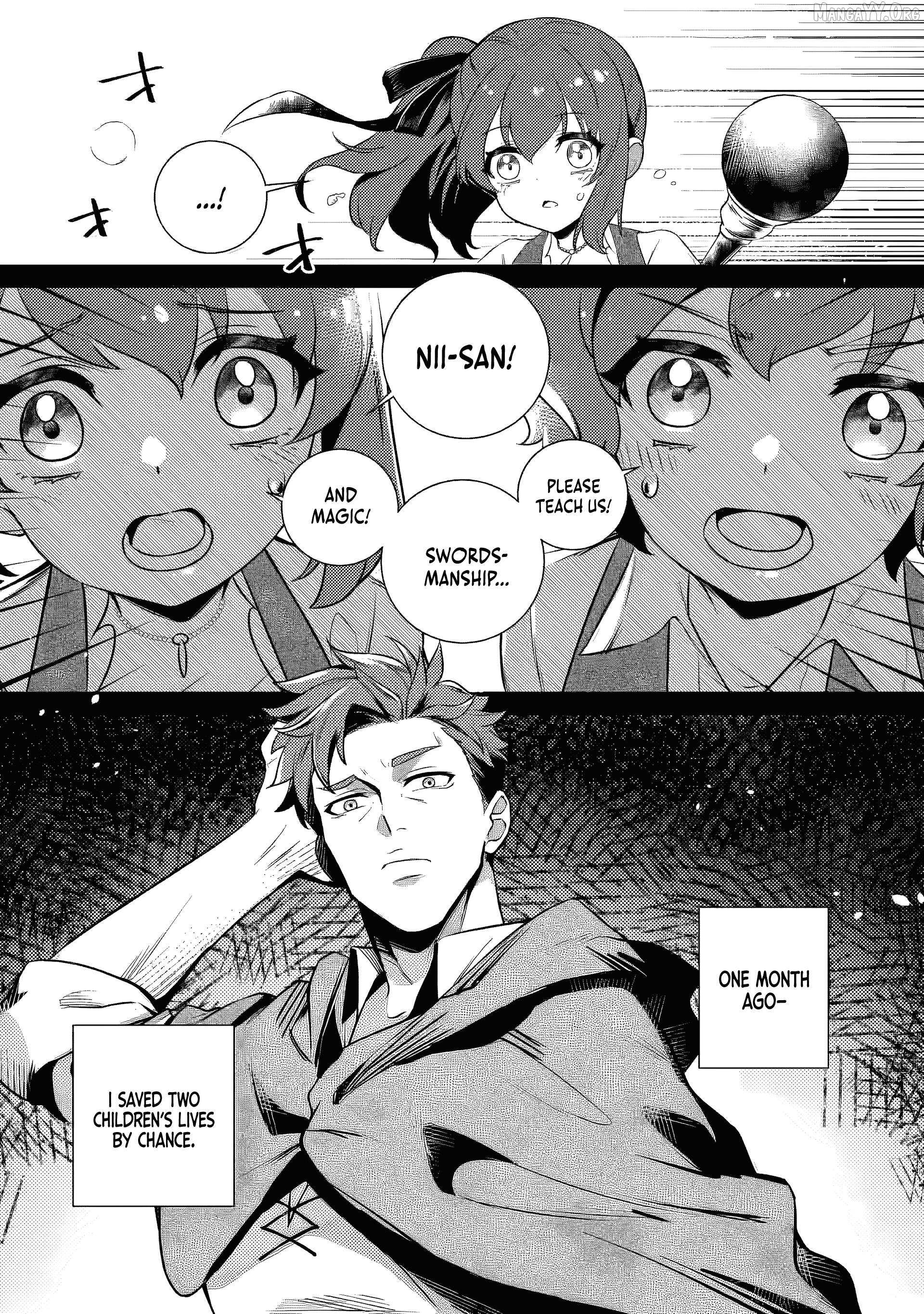 Netorare Tsuihōsareta Saikyō Kishi Danchō No Ossan, Katainaka De Eiyū Ni Matsuriagerareru Chapter 2 page 9 - 