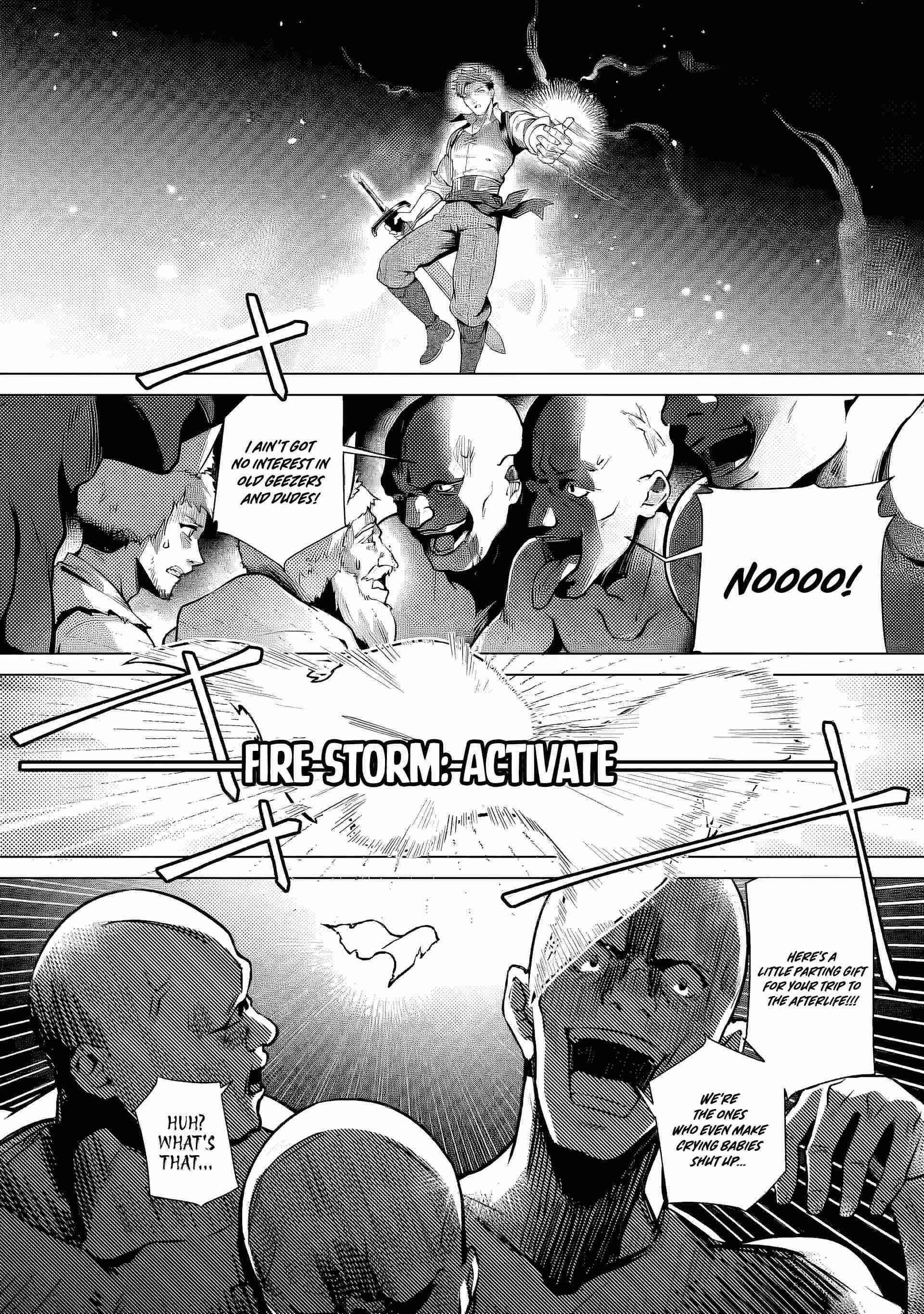 Netorare Tsuihōsareta Saikyō Kishi Danchō No Ossan, Katainaka De Eiyū Ni Matsuriagerareru Chapter 3.2 page 3 - 