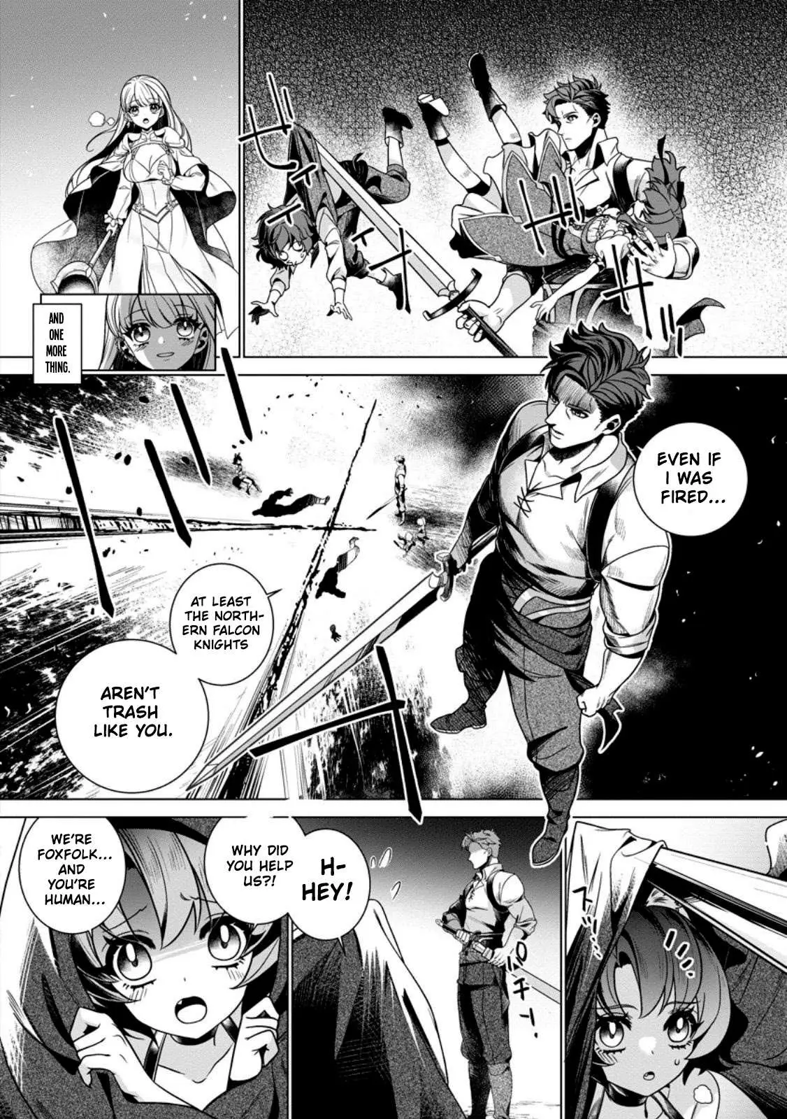 Netorare Tsuihōsareta Saikyō Kishi Danchō No Ossan, Katainaka De Eiyū Ni Matsuriagerareru Chapter 3 page 31 - 
