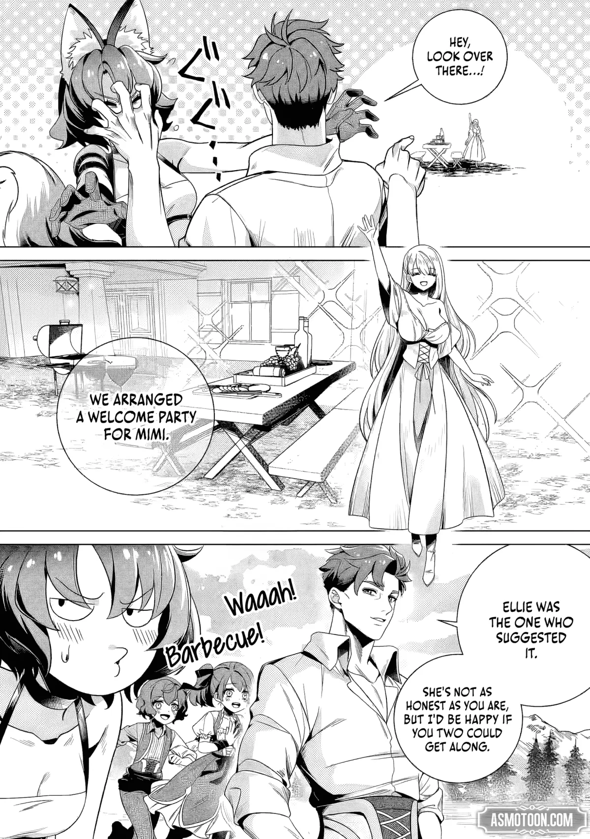 Netorare Tsuihōsareta Saikyō Kishi Danchō No Ossan, Katainaka De Eiyū Ni Matsuriagerareru Chapter 4.1 page 11 - 