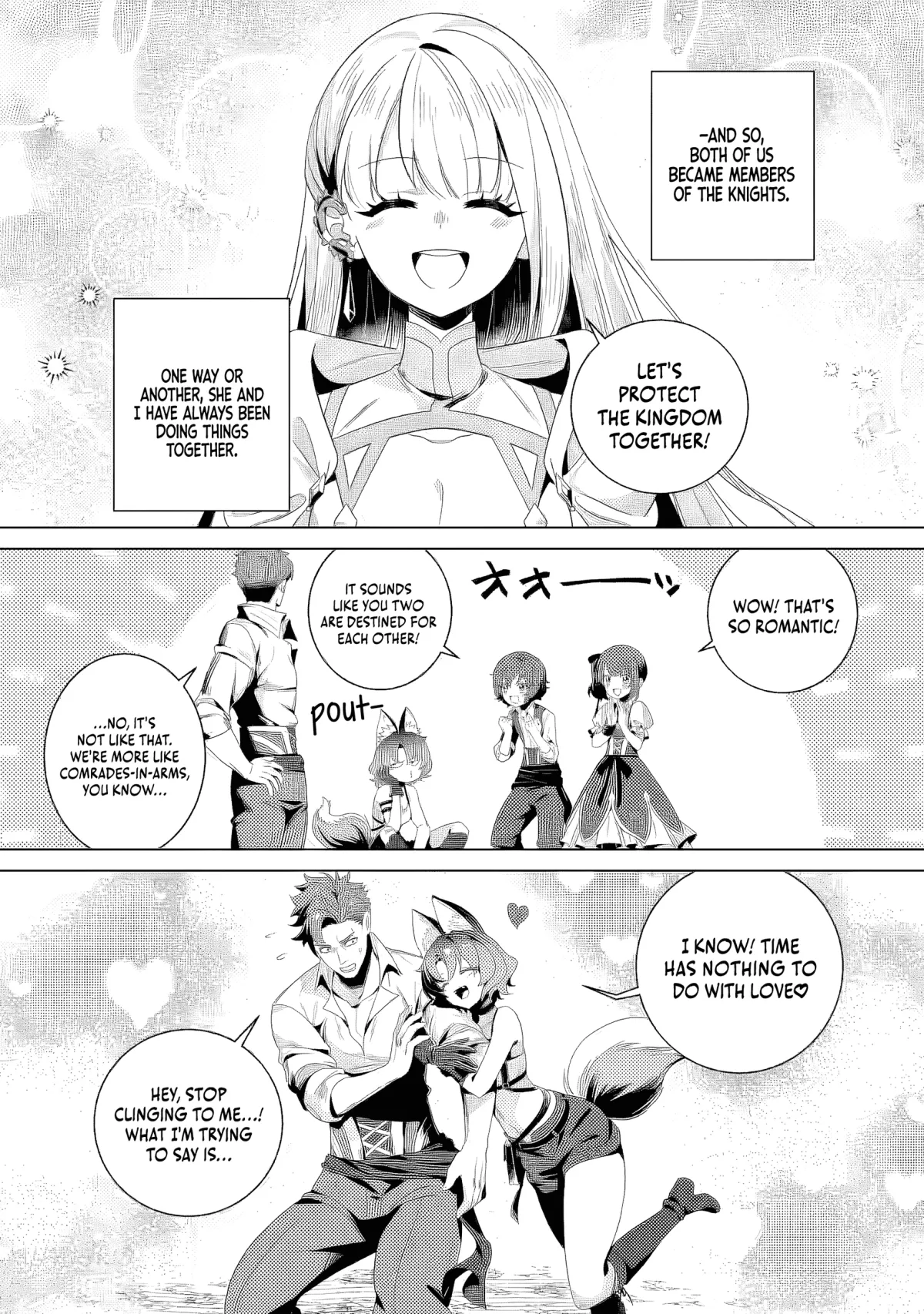 Netorare Tsuihōsareta Saikyō Kishi Danchō No Ossan, Katainaka De Eiyū Ni Matsuriagerareru Chapter 4.1 page 10 - 
