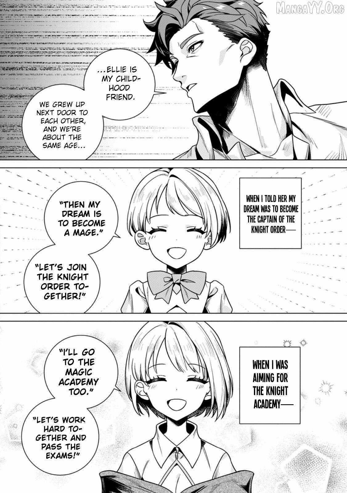 Netorare Tsuihōsareta Saikyō Kishi Danchō No Ossan, Katainaka De Eiyū Ni Matsuriagerareru Chapter 4 page 8 - 