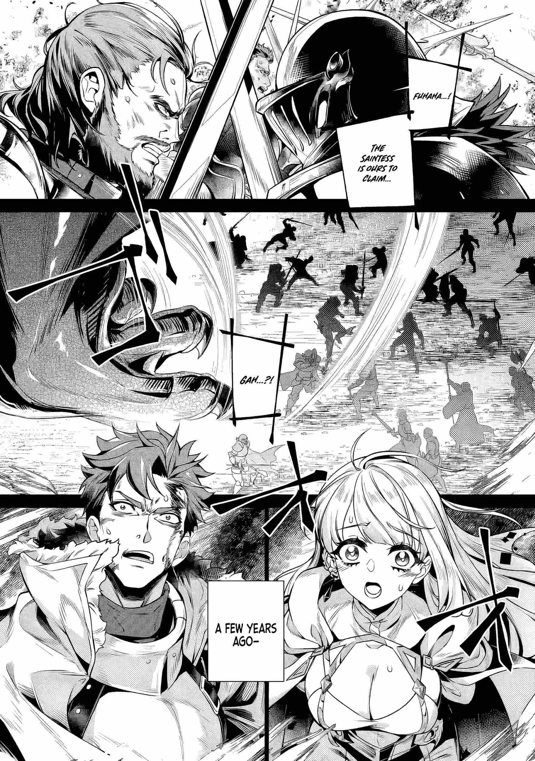 Netorare Tsuihōsareta Saikyō Kishi Danchō No Ossan, Katainaka De Eiyū Ni Matsuriagerareru Chapter 5 page 3 - 
