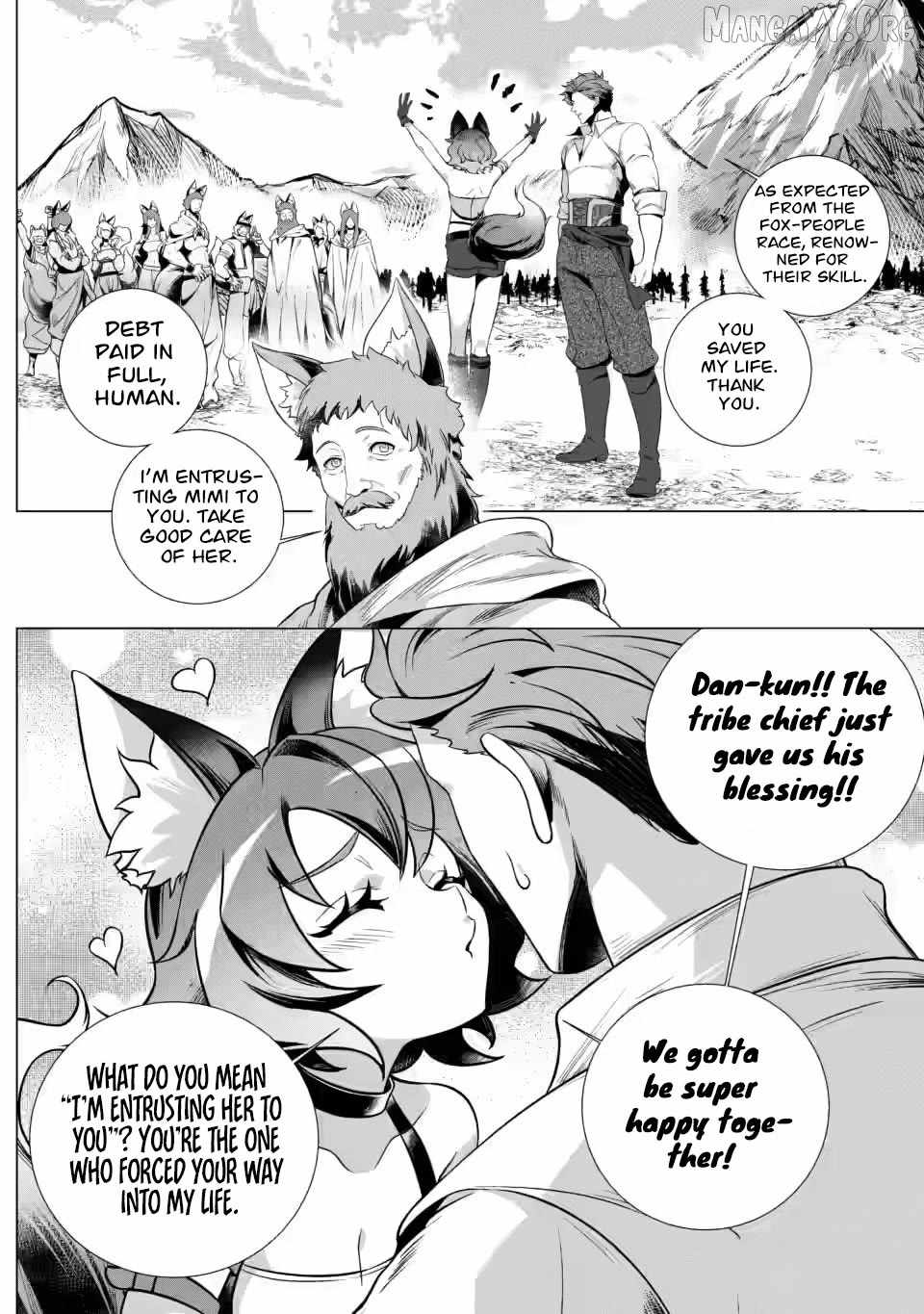 Netorare Tsuihōsareta Saikyō Kishi Danchō No Ossan, Katainaka De Eiyū Ni Matsuriagerareru Chapter 6 page 2 - 