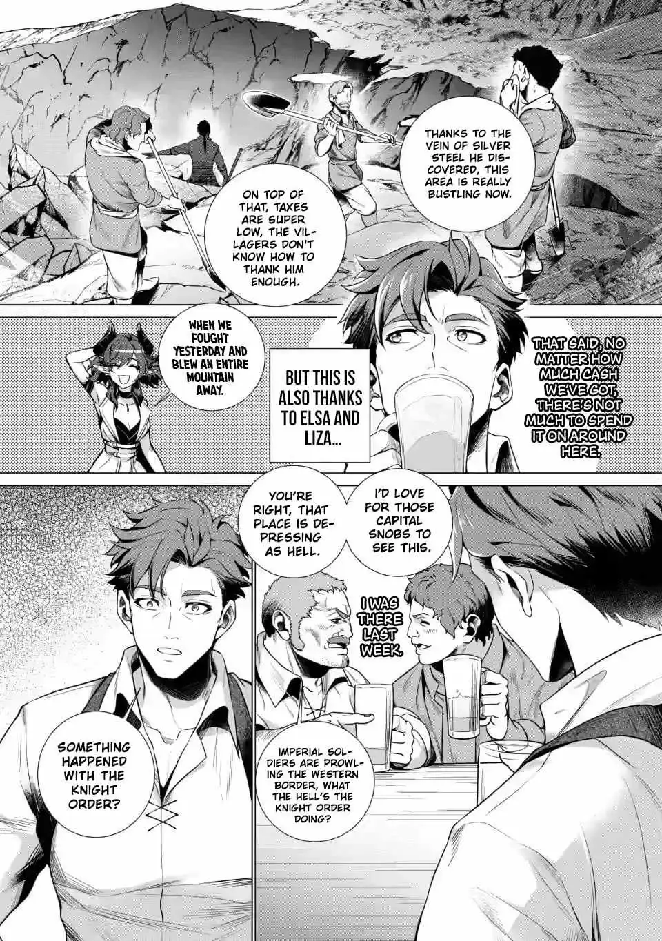 Netorare Tsuihōsareta Saikyō Kishi Danchō No Ossan, Katainaka De Eiyū Ni Matsuriagerareru Chapter 7 page 31 - 