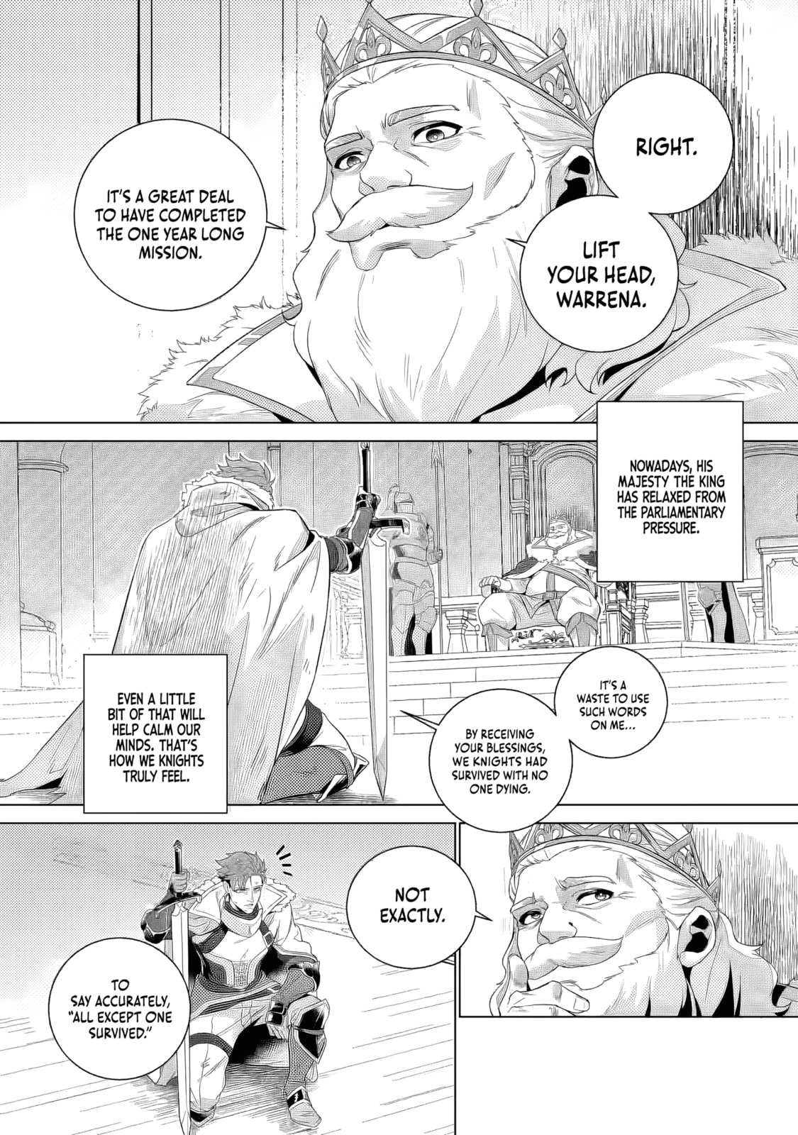 Netorare Tsuihou sareta Saikyou Kishi Danchou no Ossan, Katainaka de Eiyuu ni Matsuriagerareru Chapter 1 page 17 - 