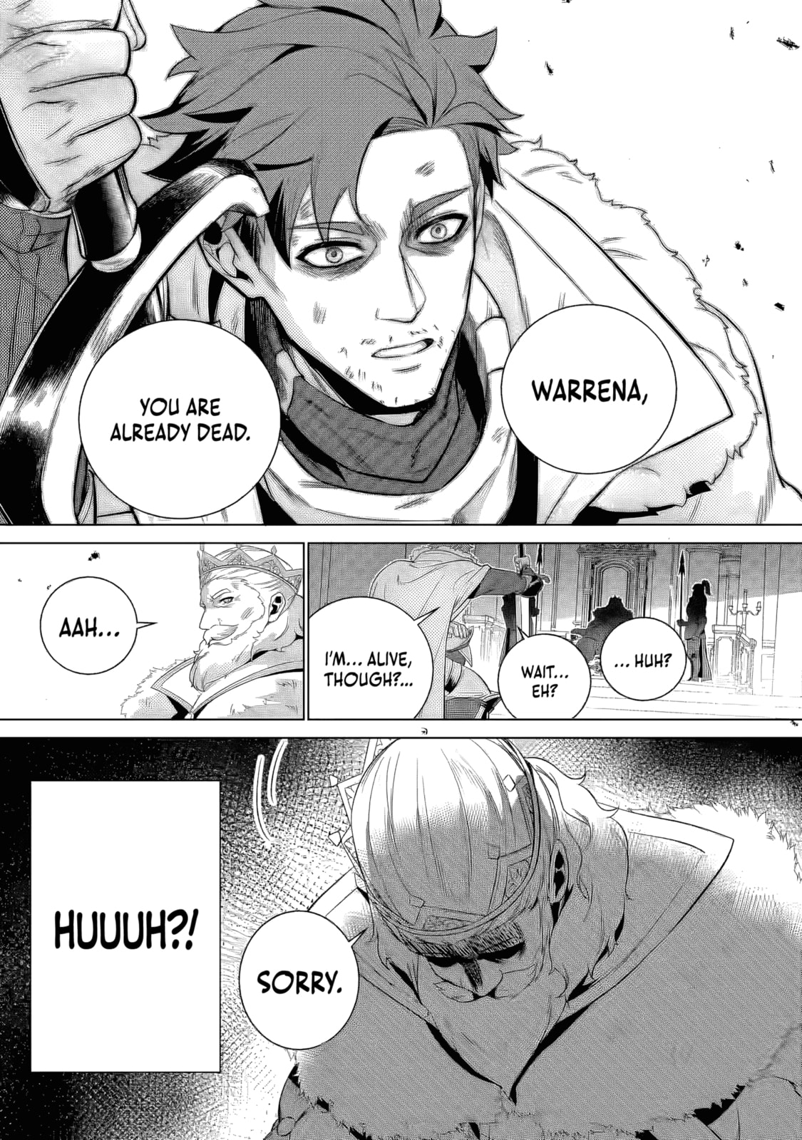 Netorare Tsuihou sareta Saikyou Kishi Danchou no Ossan, Katainaka de Eiyuu ni Matsuriagerareru Chapter 1 page 18 - 