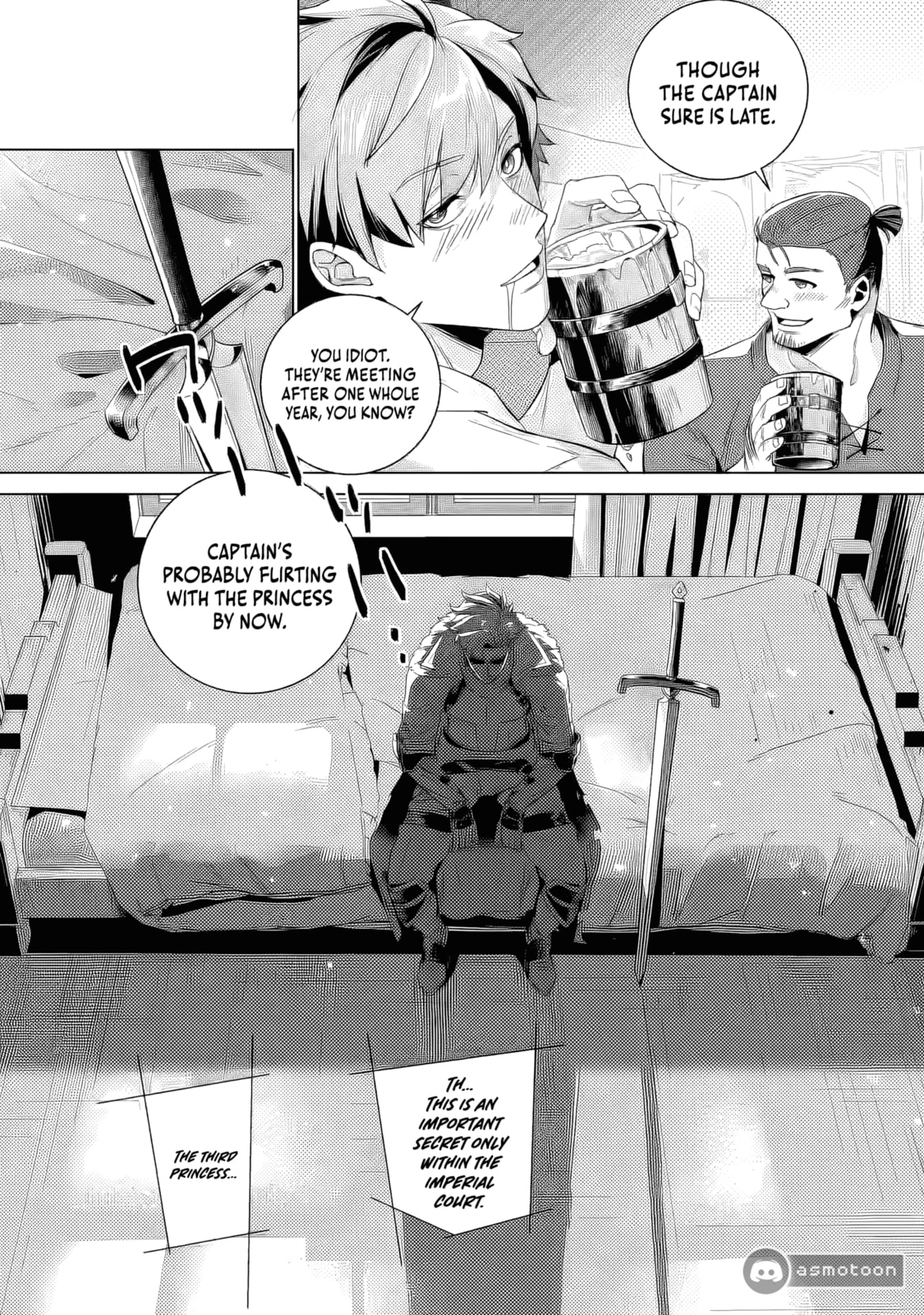Netorare Tsuihou sareta Saikyou Kishi Danchou no Ossan, Katainaka de Eiyuu ni Matsuriagerareru Chapter 1 page 23 - 