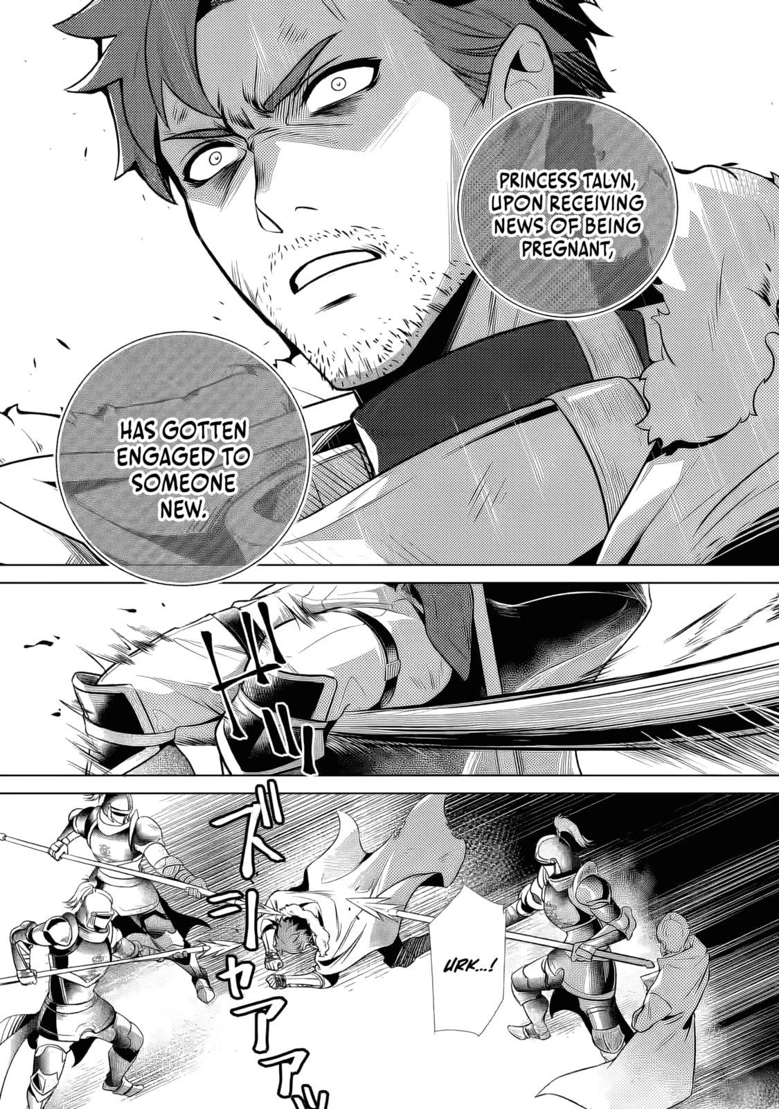 Netorare Tsuihou sareta Saikyou Kishi Danchou no Ossan, Katainaka de Eiyuu ni Matsuriagerareru Chapter 1 page 24 - 