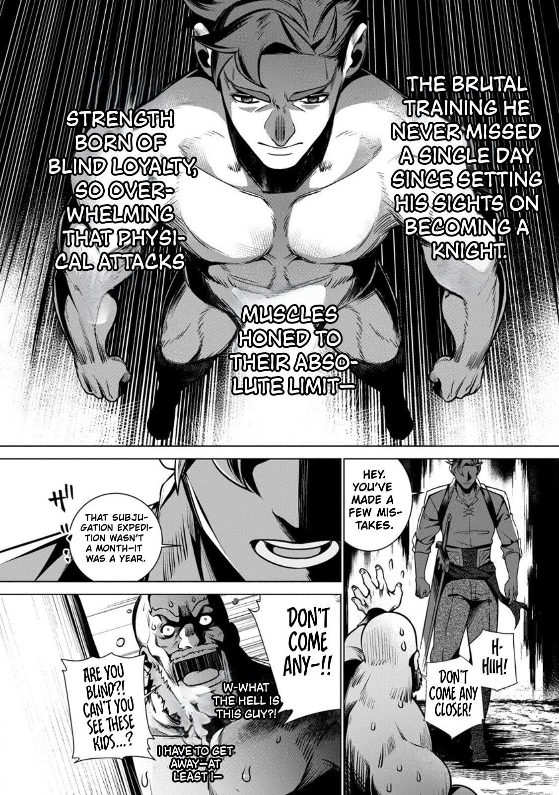 Netorare Tsuihou sareta Saikyou Kishi Danchou no Ossan, Katainaka de Eiyuu ni Matsuriagerareru Chapter 3 page 29 - 