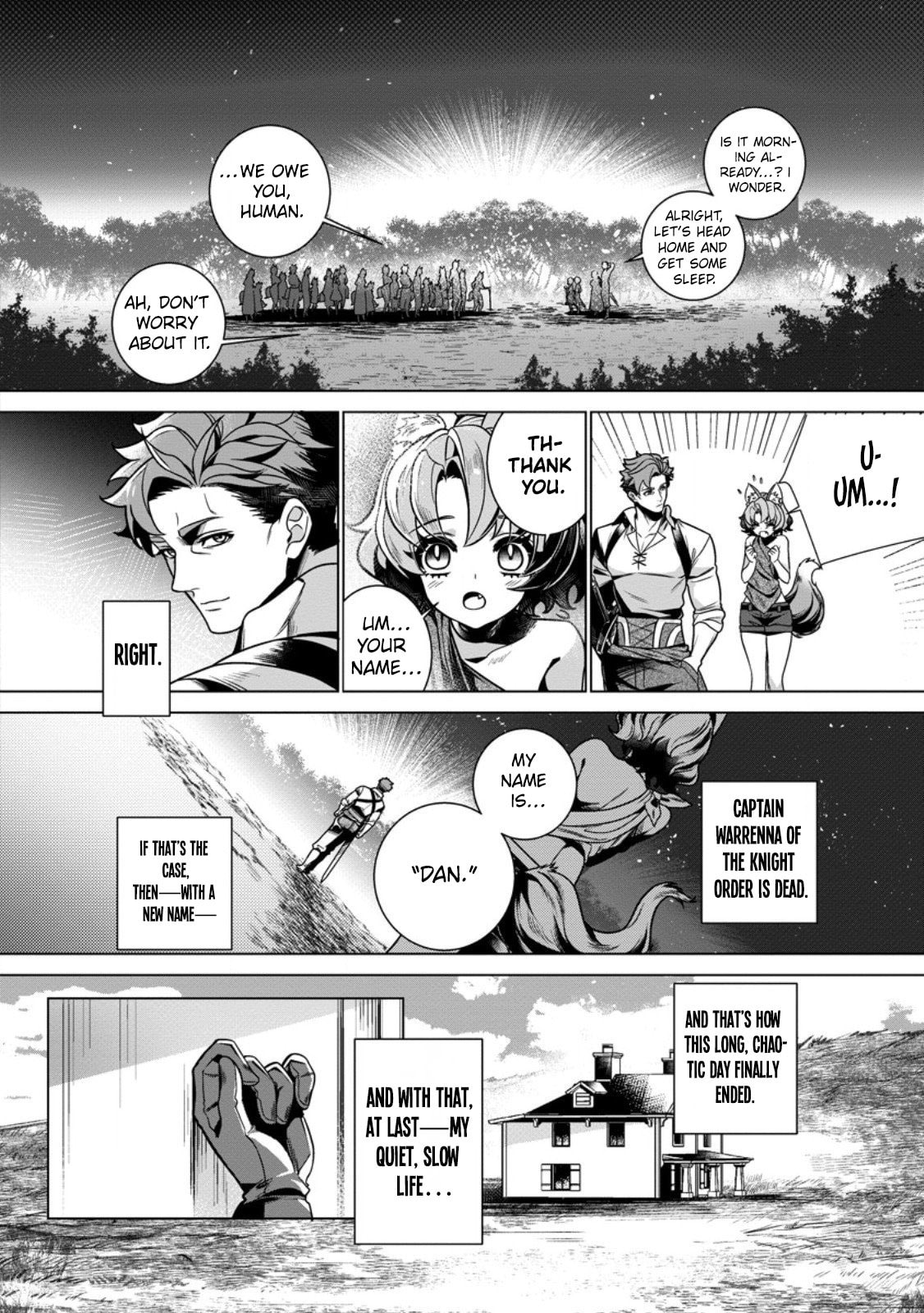 Netorare Tsuihou sareta Saikyou Kishi Danchou no Ossan, Katainaka de Eiyuu ni Matsuriagerareru Chapter 3 page 33 - 