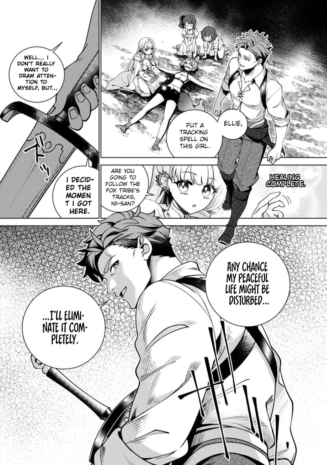 Netorare Tsuihou sareta Saikyou Kishi Danchou no Ossan, Katainaka de Eiyuu ni Matsuriagerareru Chapter 3 page 6 - 