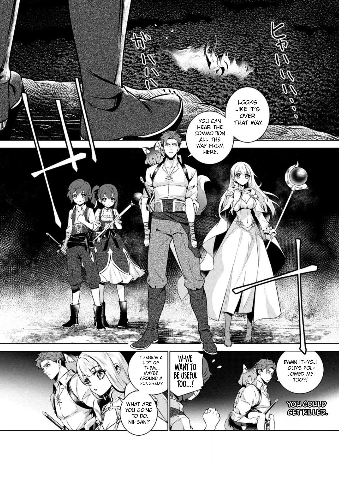 Netorare Tsuihou sareta Saikyou Kishi Danchou no Ossan, Katainaka de Eiyuu ni Matsuriagerareru Chapter 3 page 9 - 