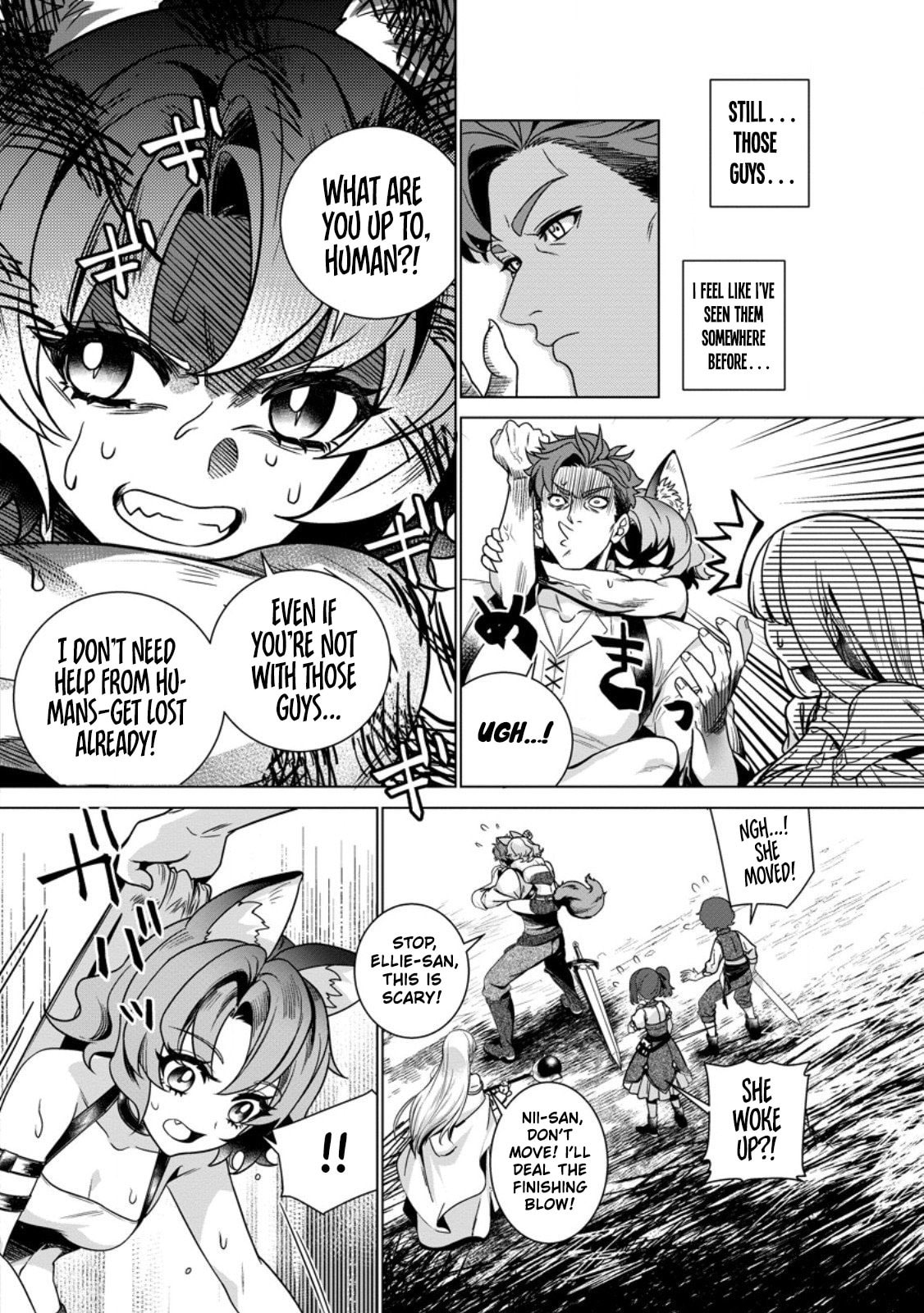 Netorare Tsuihou sareta Saikyou Kishi Danchou no Ossan, Katainaka de Eiyuu ni Matsuriagerareru Chapter 3 page 10 - 