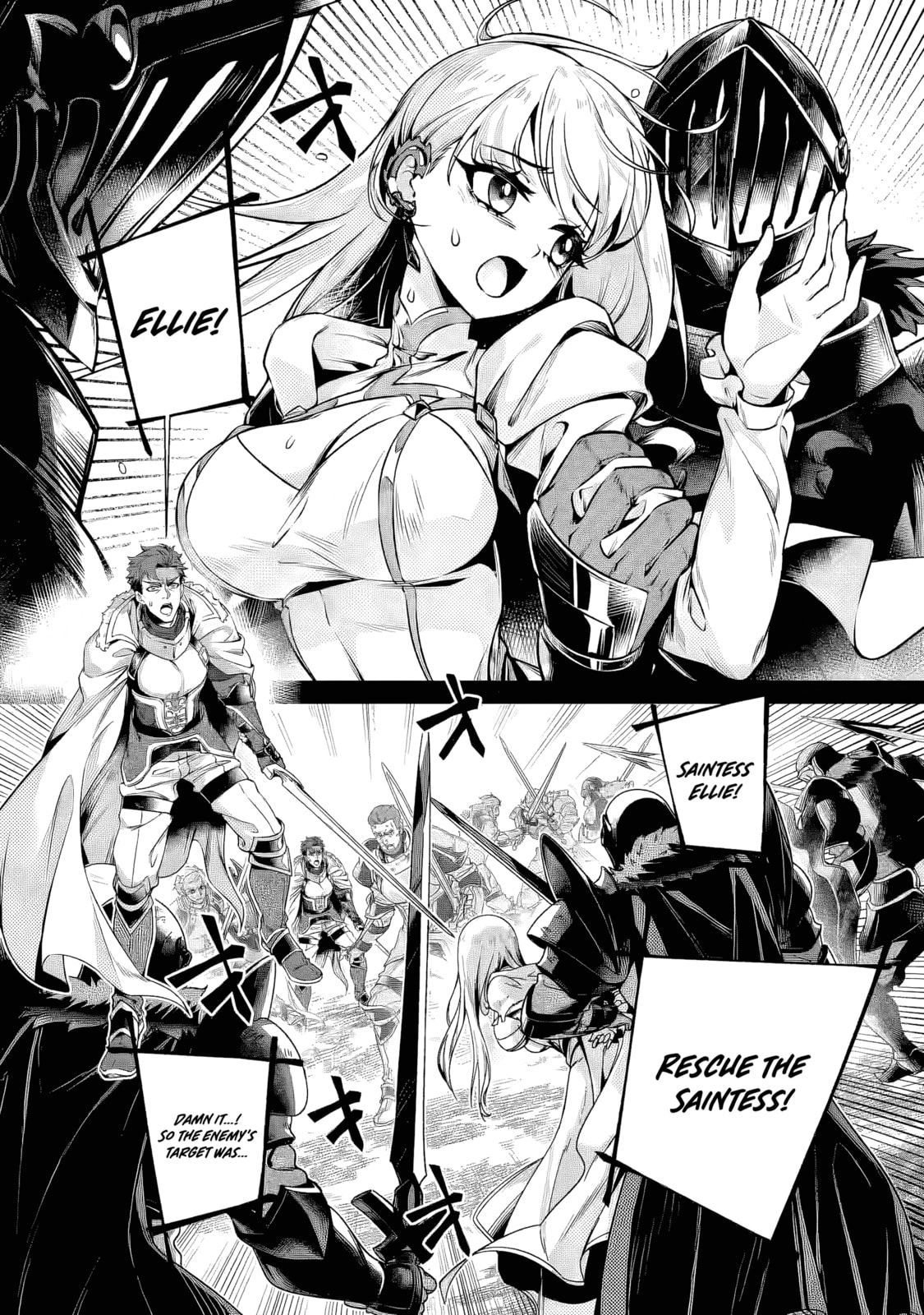 Netorare Tsuihou sareta Saikyou Kishi Danchou no Ossan, Katainaka de Eiyuu ni Matsuriagerareru Chapter 5 page 1 - 