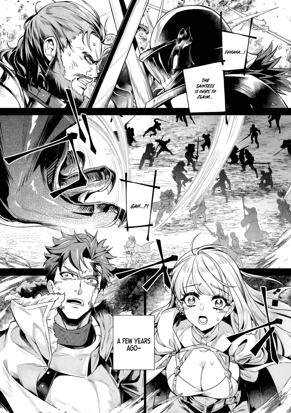 Netorare Tsuihou sareta Saikyou Kishi Danchou no Ossan, Katainaka de Eiyuu ni Matsuriagerareru Chapter 5 page 2 - 