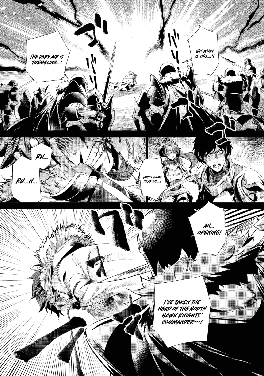 Netorare Tsuihou sareta Saikyou Kishi Danchou no Ossan, Katainaka de Eiyuu ni Matsuriagerareru Chapter 5 page 16 - 