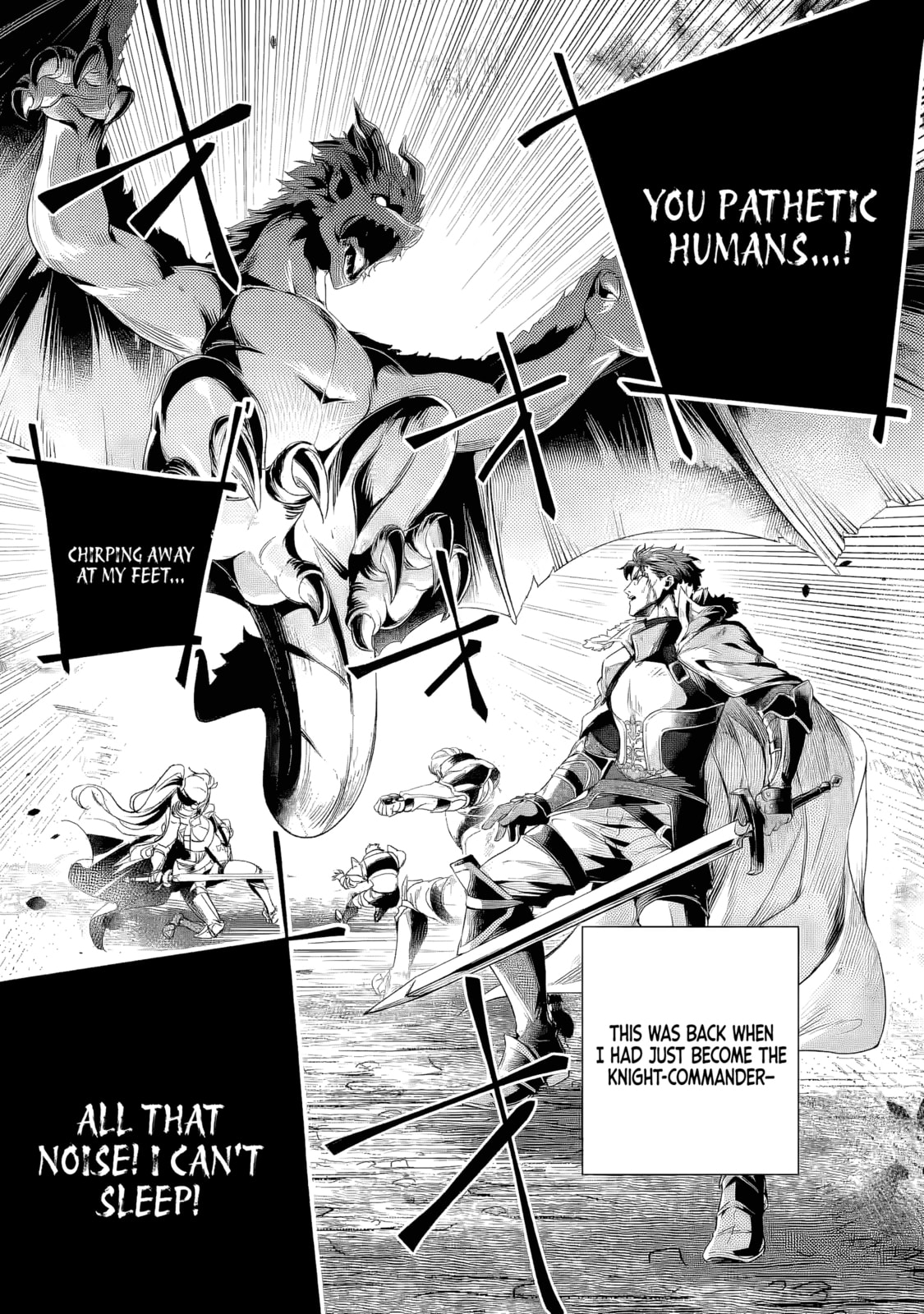Netorare Tsuihou sareta Saikyou Kishi Danchou no Ossan, Katainaka de Eiyuu ni Matsuriagerareru Chapter 5 page 3 - 