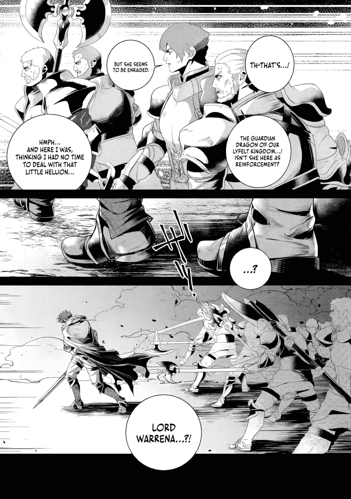 Netorare Tsuihou sareta Saikyou Kishi Danchou no Ossan, Katainaka de Eiyuu ni Matsuriagerareru Chapter 5 page 4 - 
