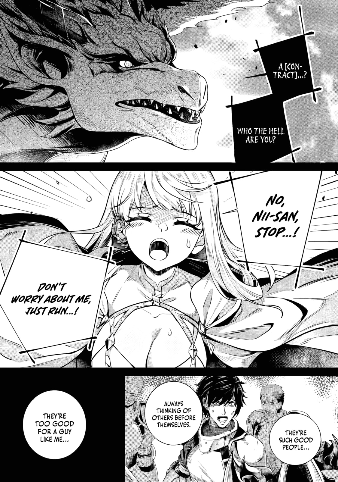Netorare Tsuihou sareta Saikyou Kishi Danchou no Ossan, Katainaka de Eiyuu ni Matsuriagerareru Chapter 5 page 6 - 