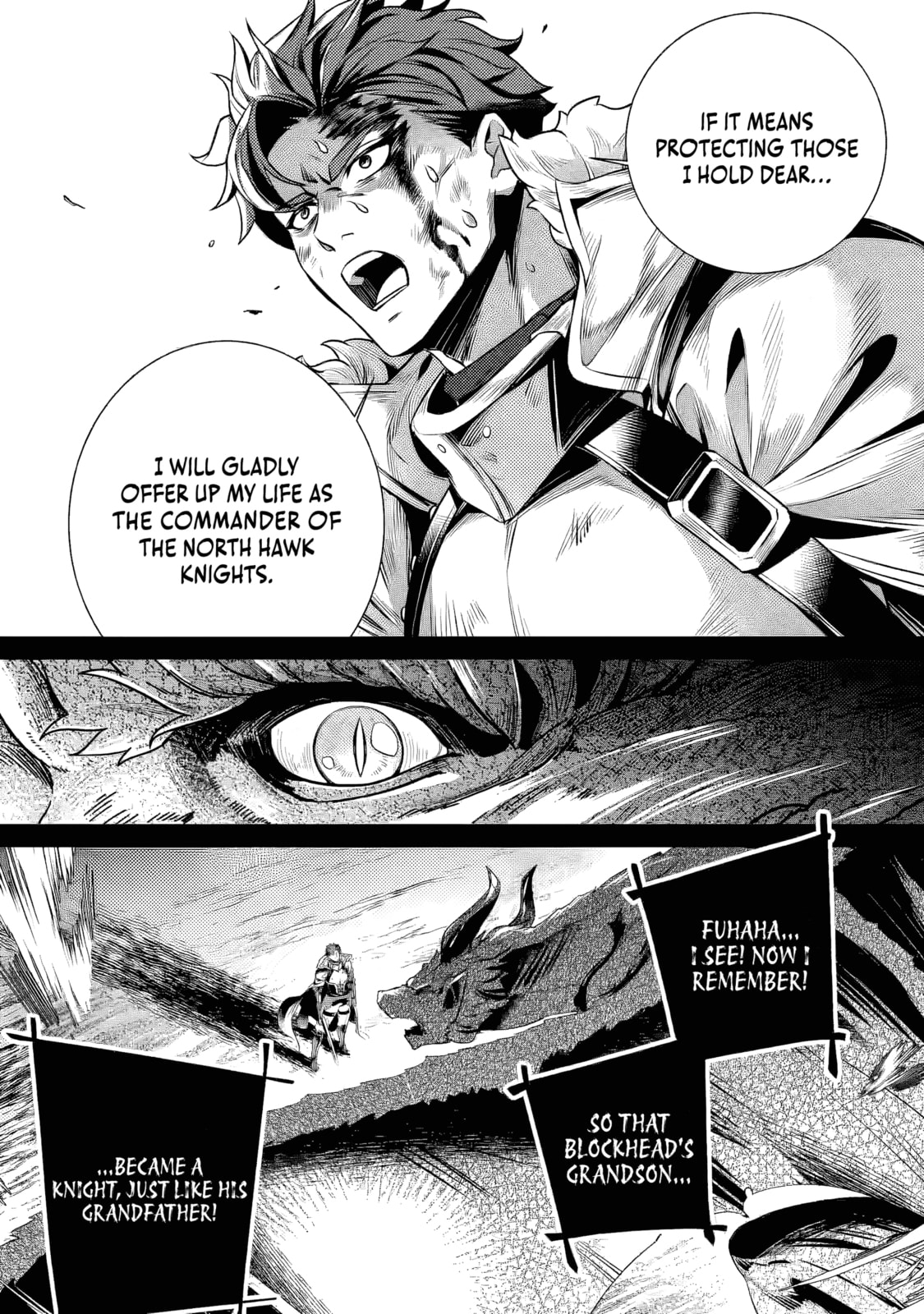 Netorare Tsuihou sareta Saikyou Kishi Danchou no Ossan, Katainaka de Eiyuu ni Matsuriagerareru Chapter 5 page 7 - 