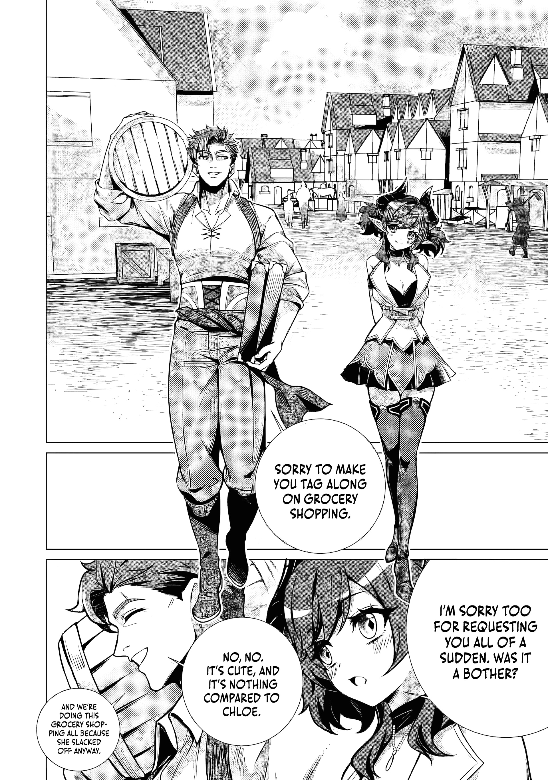 Netorare Tsuihou sareta Saikyou Kishi Danchou no Ossan, Katainaka de Eiyuu ni Matsuriagerareru Chapter 6.3 page 6 - 