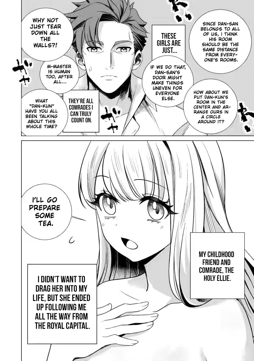 Netorare Tsuihou sareta Saikyou Kishi Danchou no Ossan, Katainaka de Eiyuu ni Matsuriagerareru Chapter 6 page 12 - 
