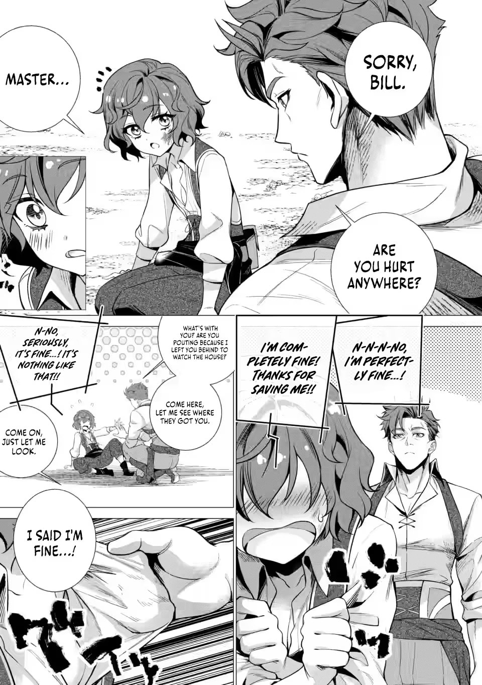 Netorare Tsuihou sareta Saikyou Kishi Danchou no Ossan, Katainaka de Eiyuu ni Matsuriagerareru Chapter 7.1 page 9 - 