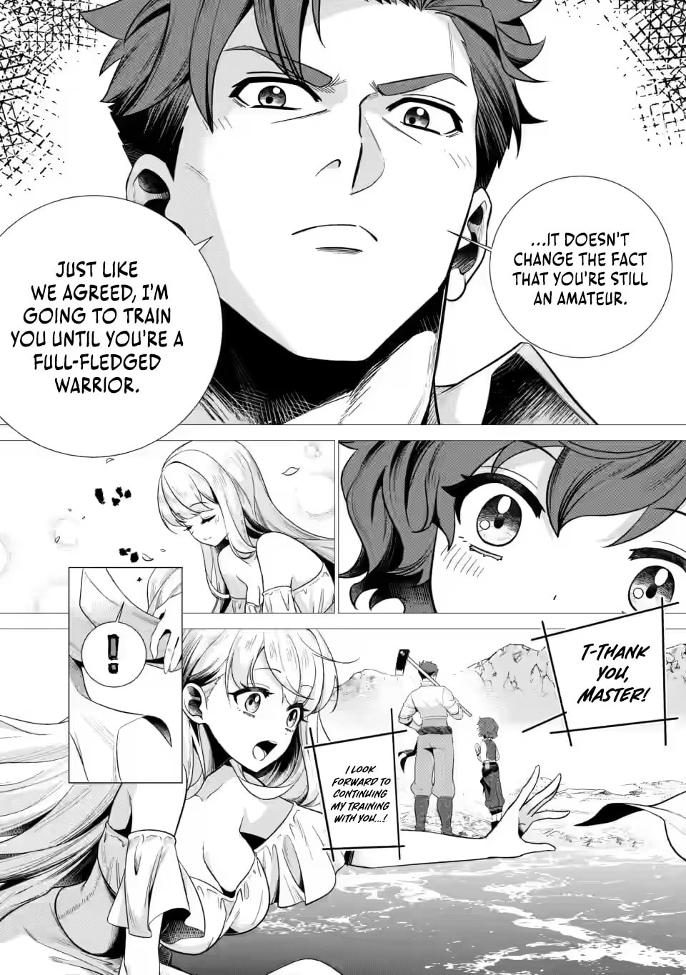 Netorare Tsuihou sareta Saikyou Kishi Danchou no Ossan, Katainaka de Eiyuu ni Matsuriagerareru Chapter 7.2 page 7 - 