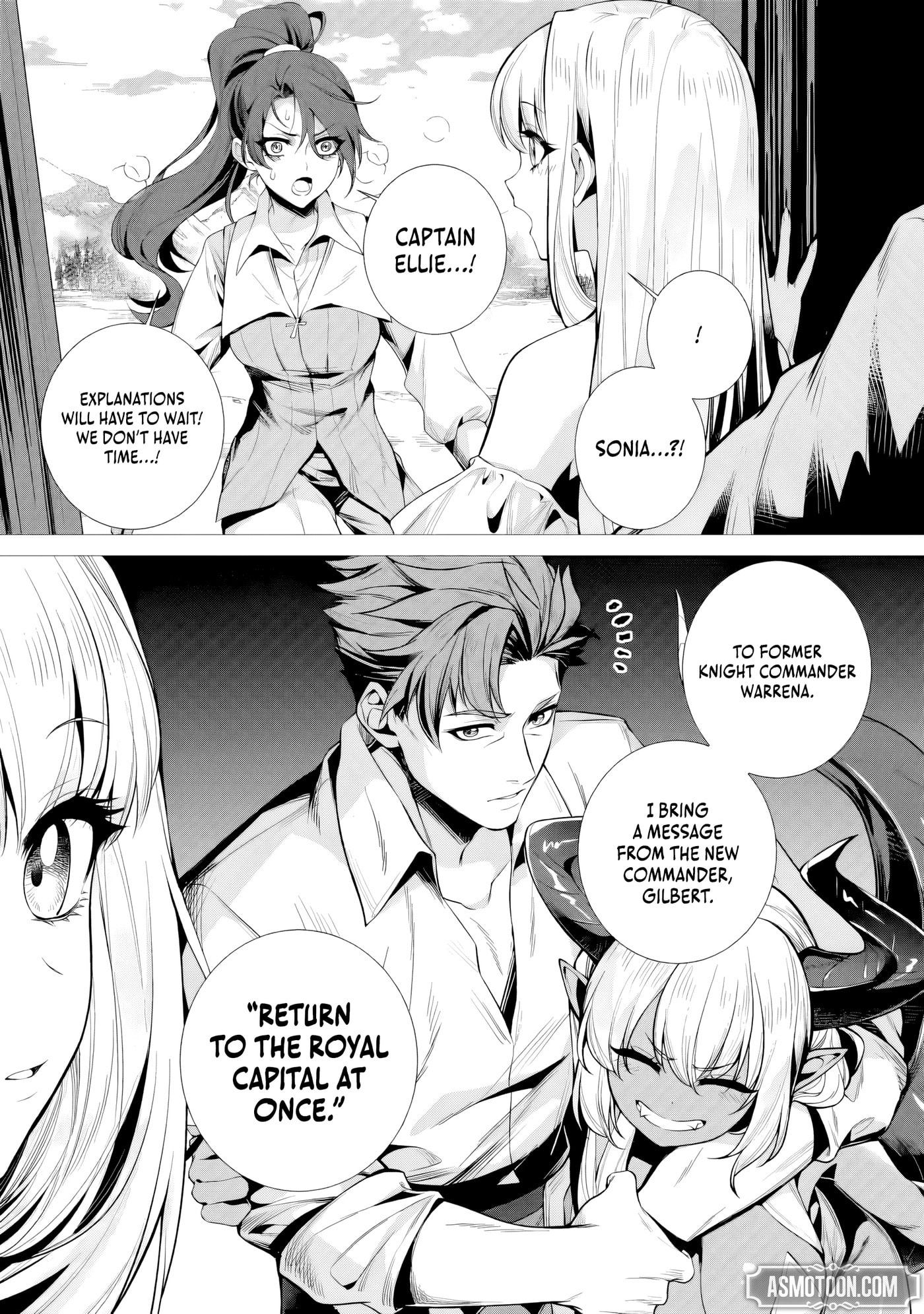 Netorare Tsuihou sareta Saikyou Kishi Danchou no Ossan, Katainaka de Eiyuu ni Matsuriagerareru Chapter 8 page 41 - 