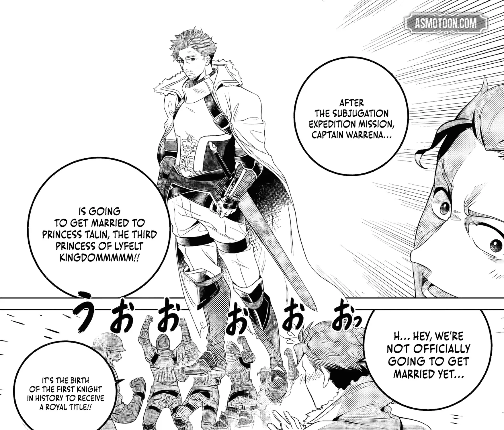 Netorare Tsuihousareta Saikyou Kishi Danchou no Ossan, Katainaka de Eiyuu ni Matsuriagerareru Chapter 1.1 page 20 - 