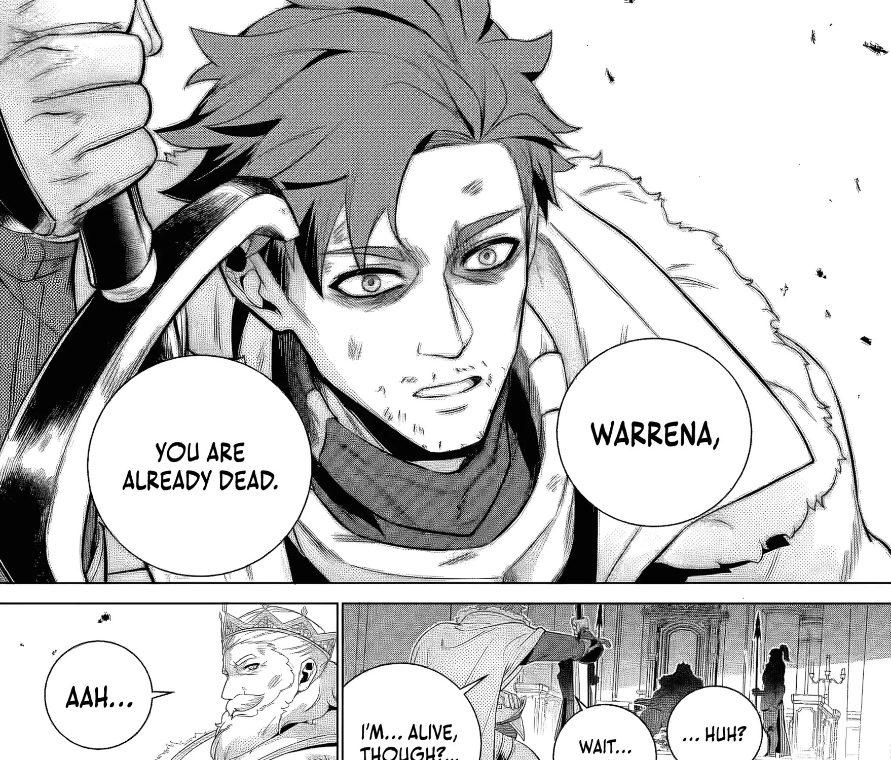 Netorare Tsuihousareta Saikyou Kishi Danchou no Ossan, Katainaka de Eiyuu ni Matsuriagerareru Chapter 1.2 page 4 - 