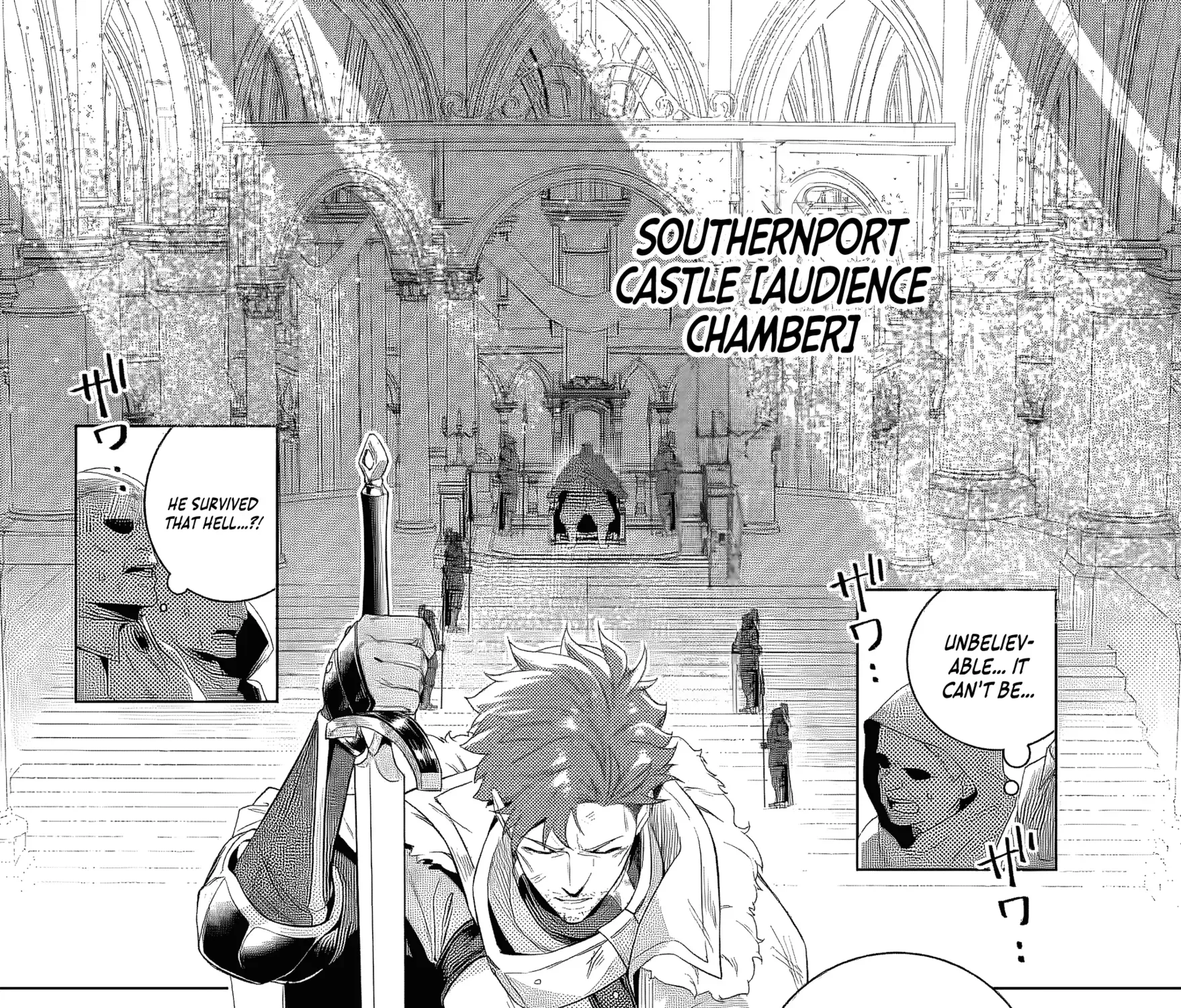 Netorare Tsuihousareta Saikyou Kishi Danchou no Ossan, Katainaka de Eiyuu ni Matsuriagerareru Chapter 1 page 30 - 