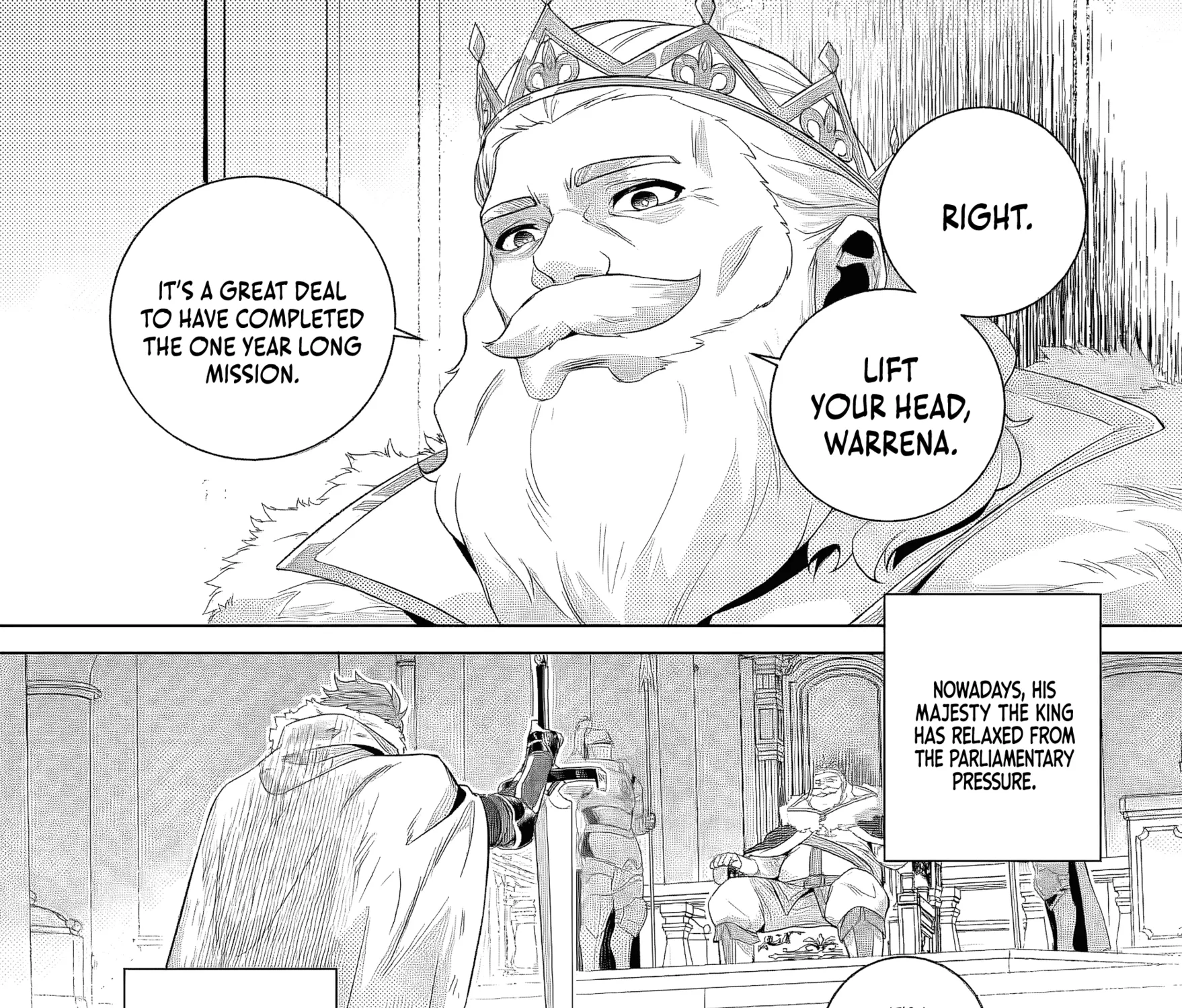 Netorare Tsuihousareta Saikyou Kishi Danchou no Ossan, Katainaka de Eiyuu ni Matsuriagerareru Chapter 1 page 32 - 