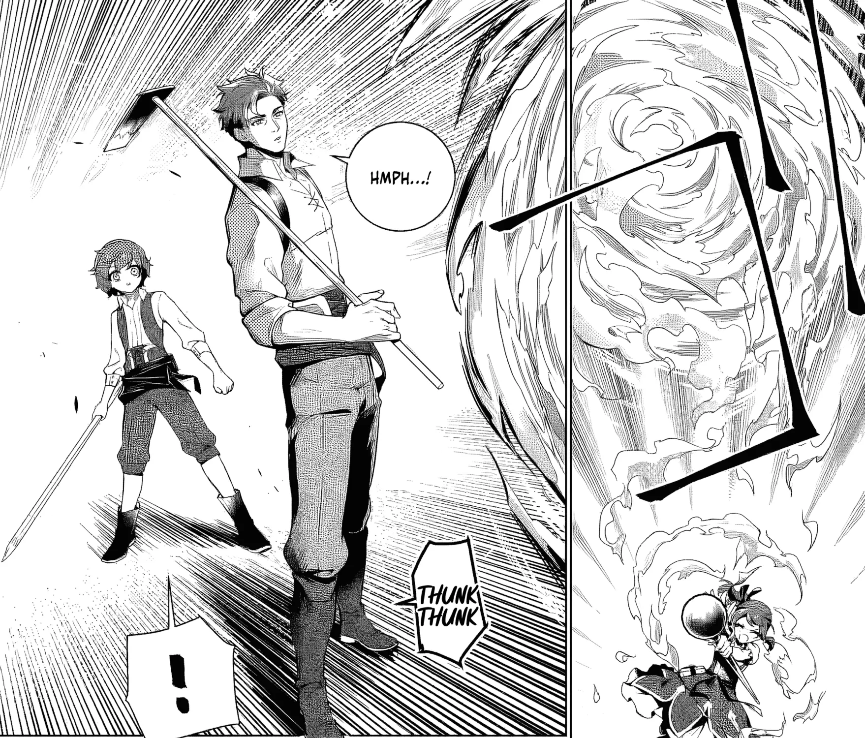 Netorare Tsuihousareta Saikyou Kishi Danchou no Ossan, Katainaka de Eiyuu ni Matsuriagerareru Chapter 2.2 page 4 - 