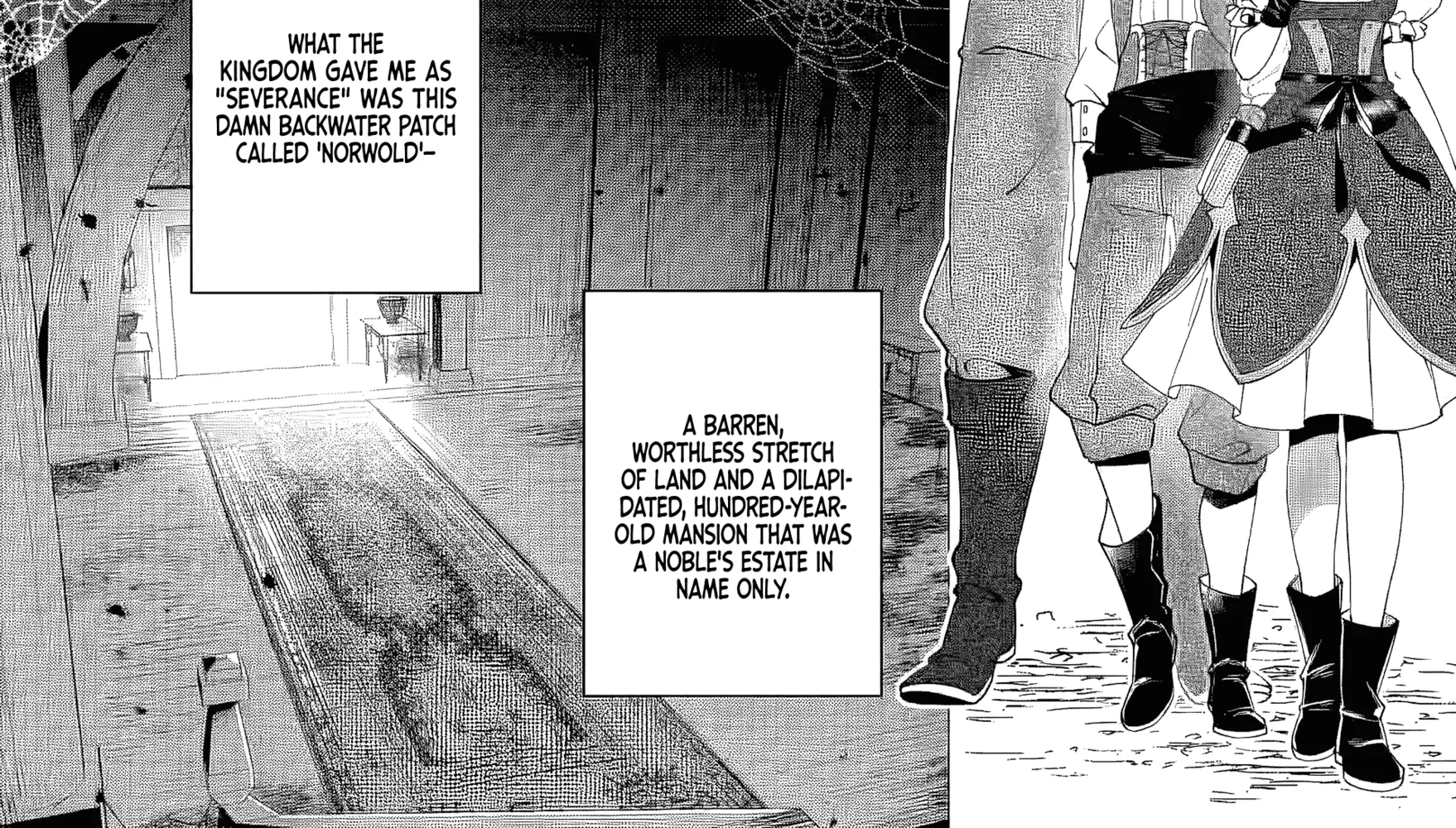 Netorare Tsuihousareta Saikyou Kishi Danchou no Ossan, Katainaka de Eiyuu ni Matsuriagerareru Chapter 2 page 7 - 