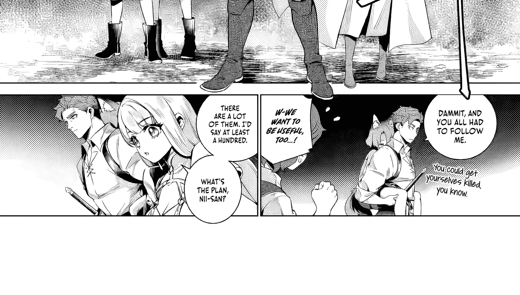 Netorare Tsuihousareta Saikyou Kishi Danchou no Ossan, Katainaka de Eiyuu ni Matsuriagerareru Chapter 3.1 page 19 - 