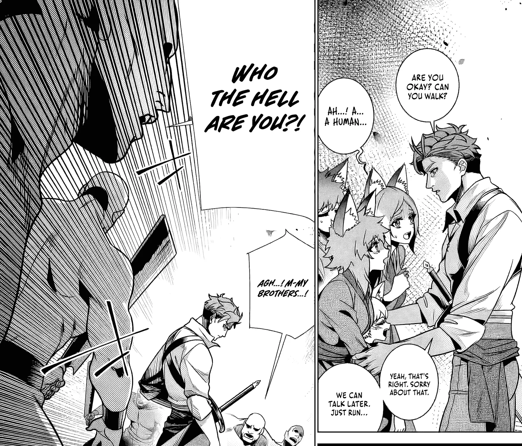 Netorare Tsuihousareta Saikyou Kishi Danchou no Ossan, Katainaka de Eiyuu ni Matsuriagerareru Chapter 3.2 page 14 - 