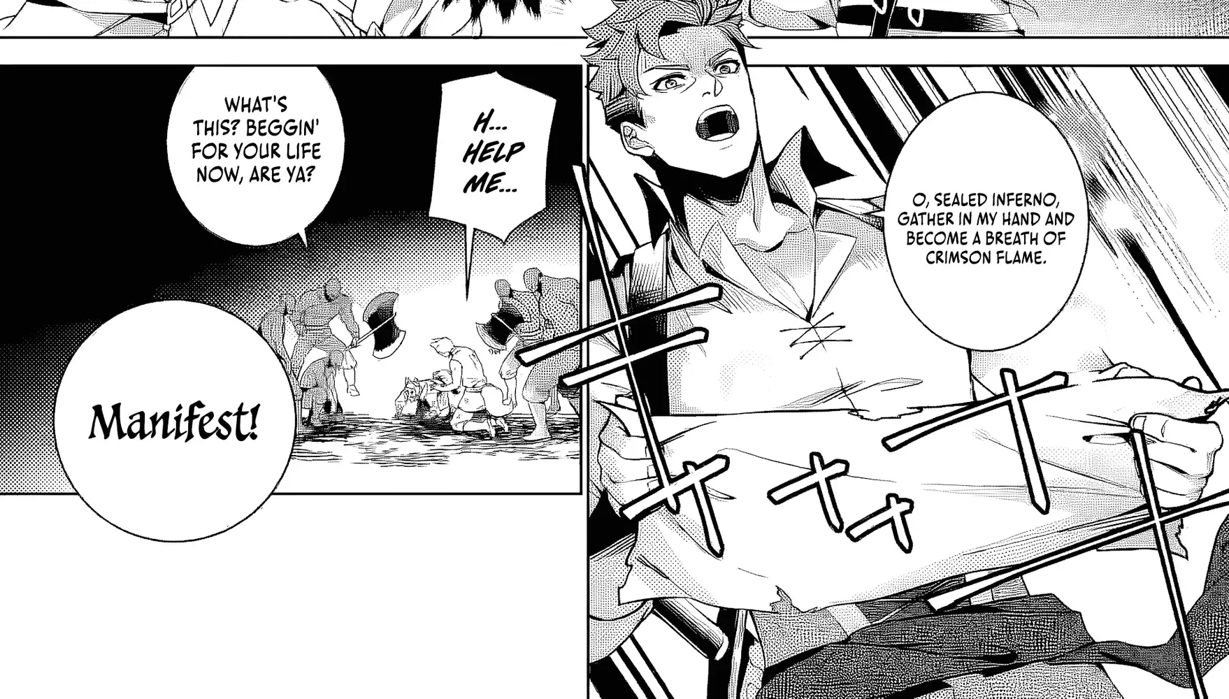 Netorare Tsuihousareta Saikyou Kishi Danchou no Ossan, Katainaka de Eiyuu ni Matsuriagerareru Chapter 3.2 page 3 - 