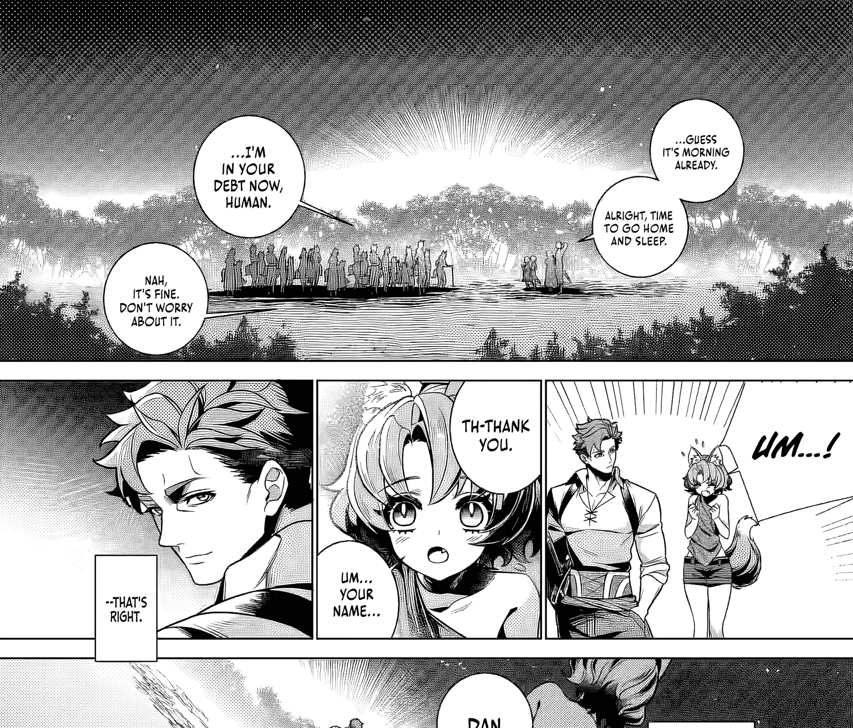 Netorare Tsuihousareta Saikyou Kishi Danchou no Ossan, Katainaka de Eiyuu ni Matsuriagerareru Chapter 3.3 page 20 - 