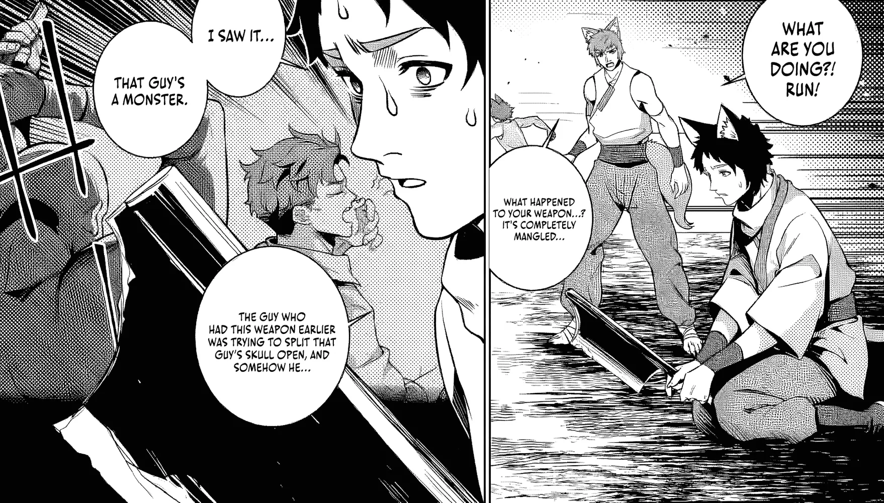 Netorare Tsuihousareta Saikyou Kishi Danchou no Ossan, Katainaka de Eiyuu ni Matsuriagerareru Chapter 3.3 page 5 - 