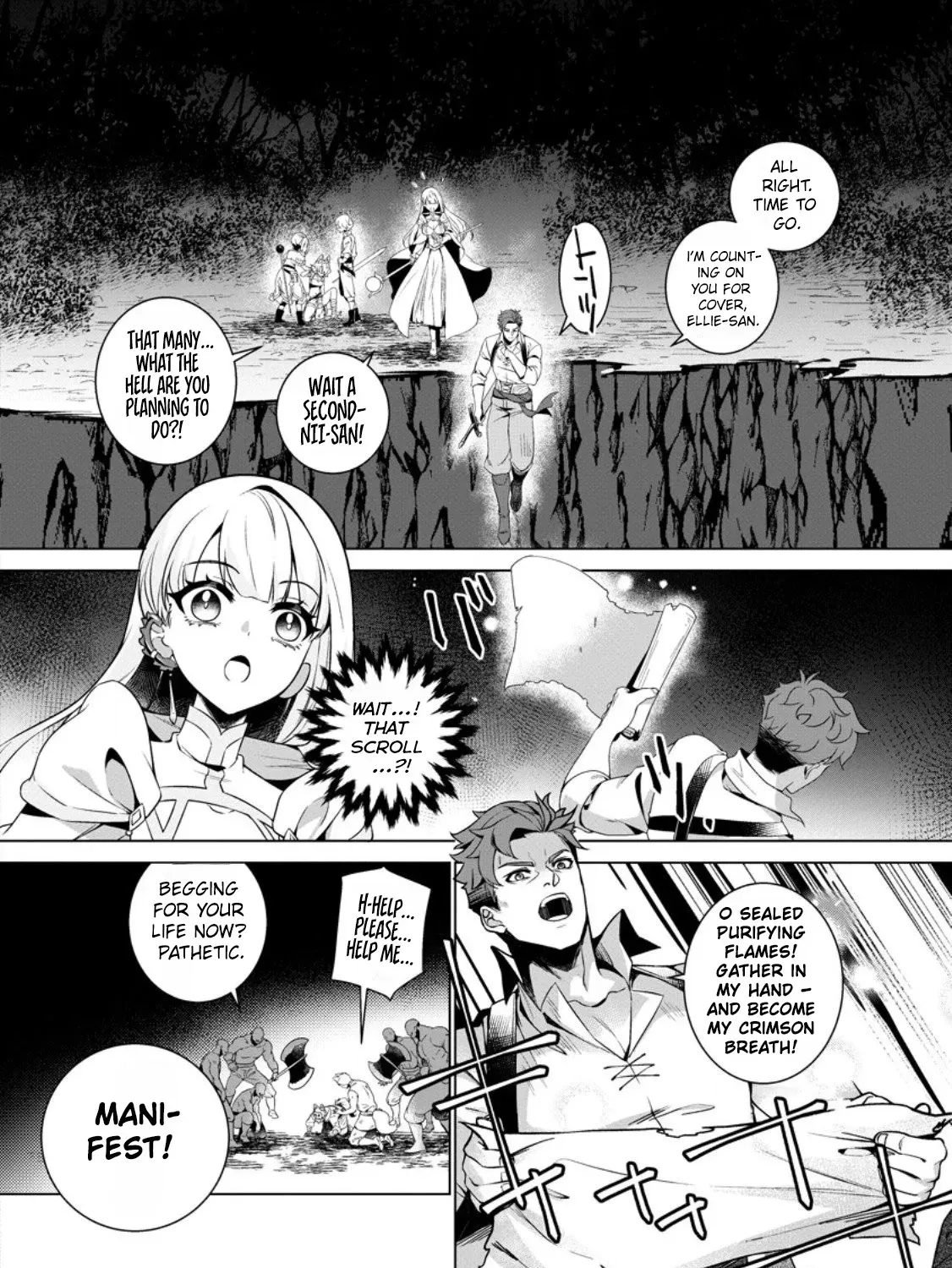 Netorare Tsuihousareta Saikyou Kishi Danchou no Ossan, Katainaka de Eiyuu ni Matsuriagerareru Chapter 3 page 23 - 