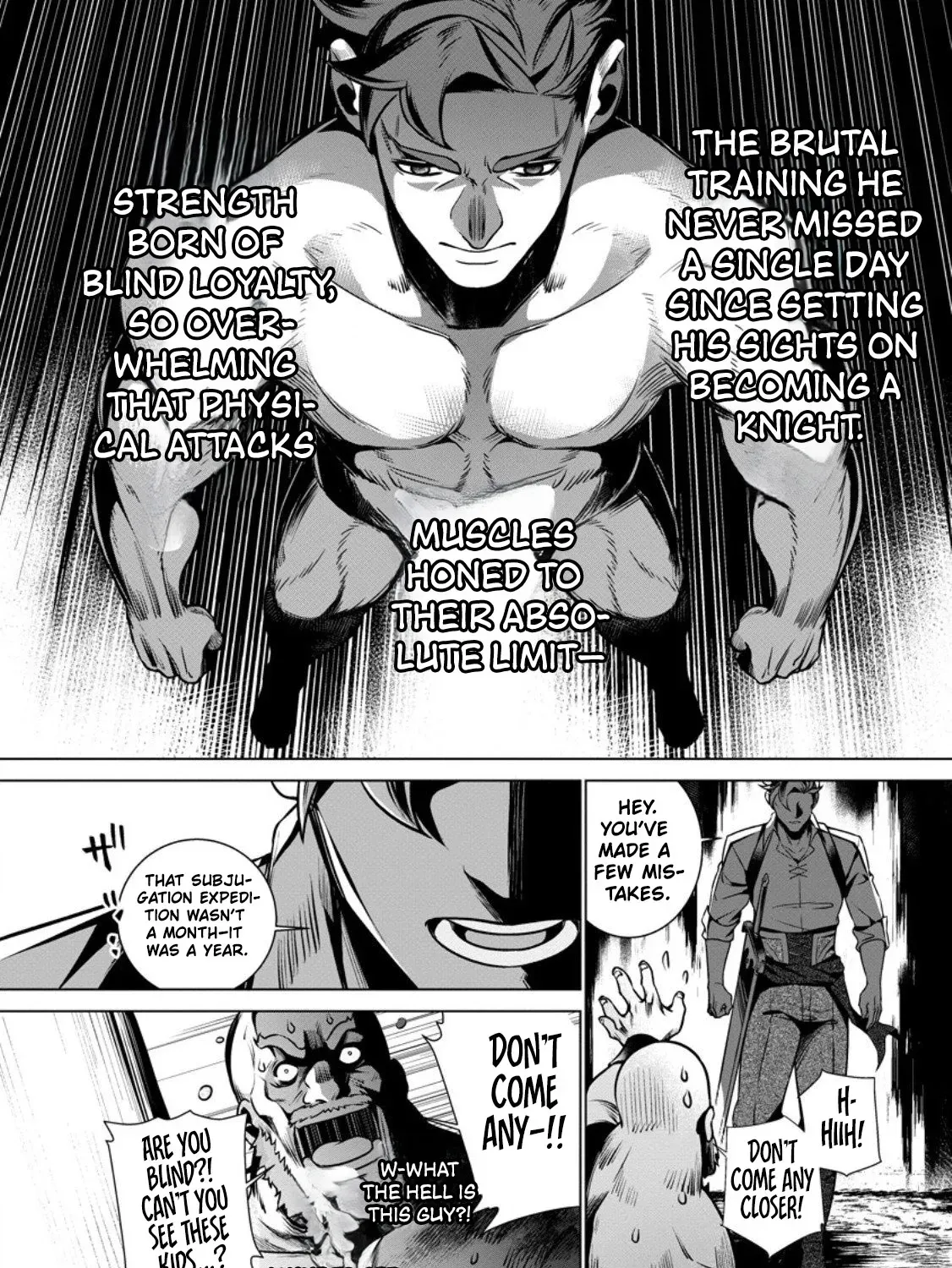 Netorare Tsuihousareta Saikyou Kishi Danchou no Ossan, Katainaka de Eiyuu ni Matsuriagerareru Chapter 3 page 57 - 