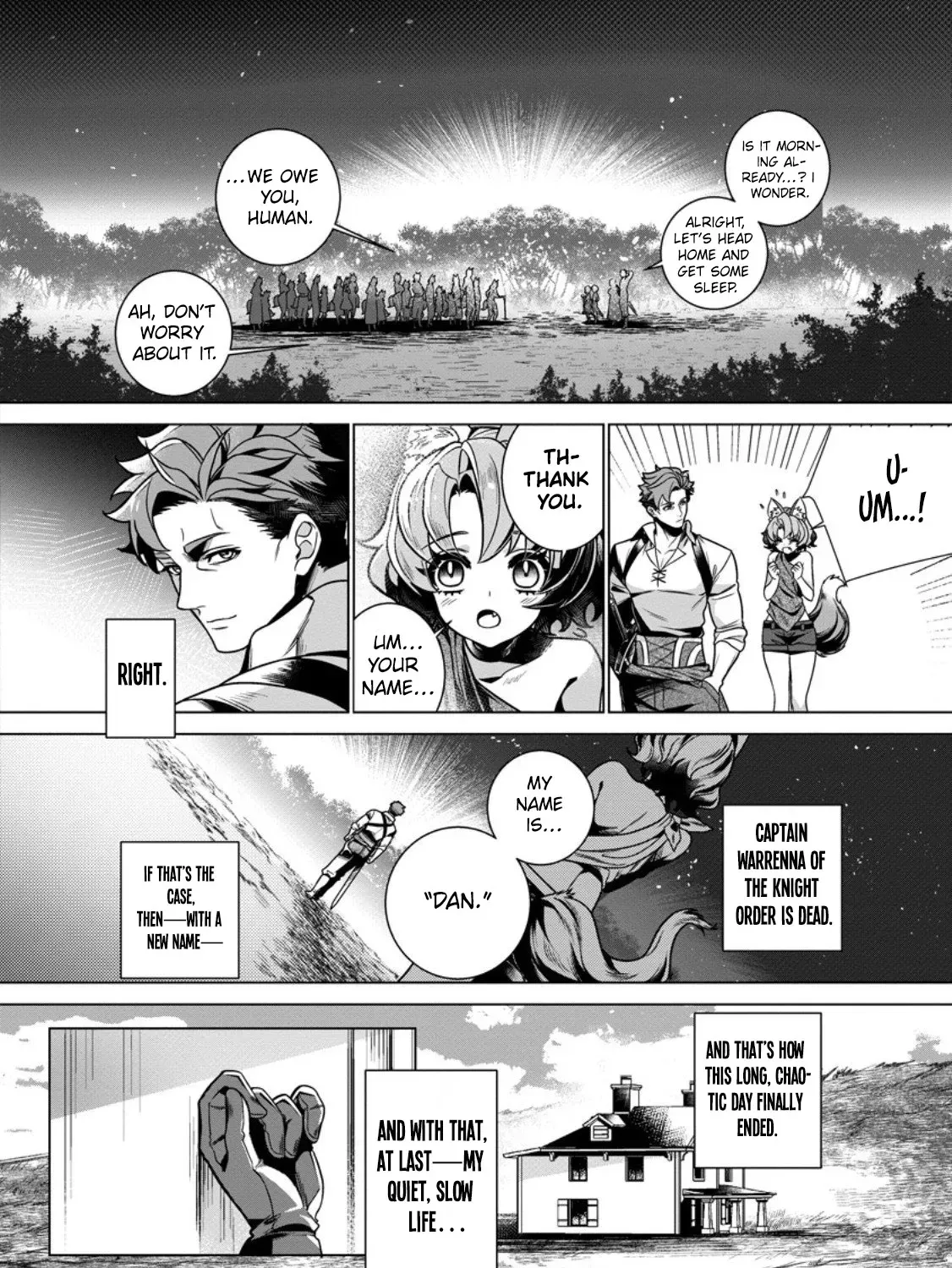 Netorare Tsuihousareta Saikyou Kishi Danchou no Ossan, Katainaka de Eiyuu ni Matsuriagerareru Chapter 3 page 65 - 