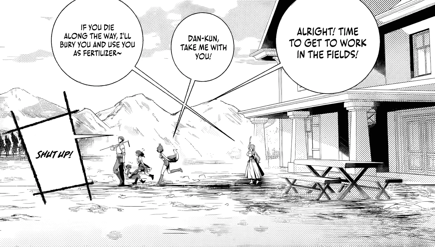 Netorare Tsuihousareta Saikyou Kishi Danchou no Ossan, Katainaka de Eiyuu ni Matsuriagerareru Chapter 4.1 page 13 - 