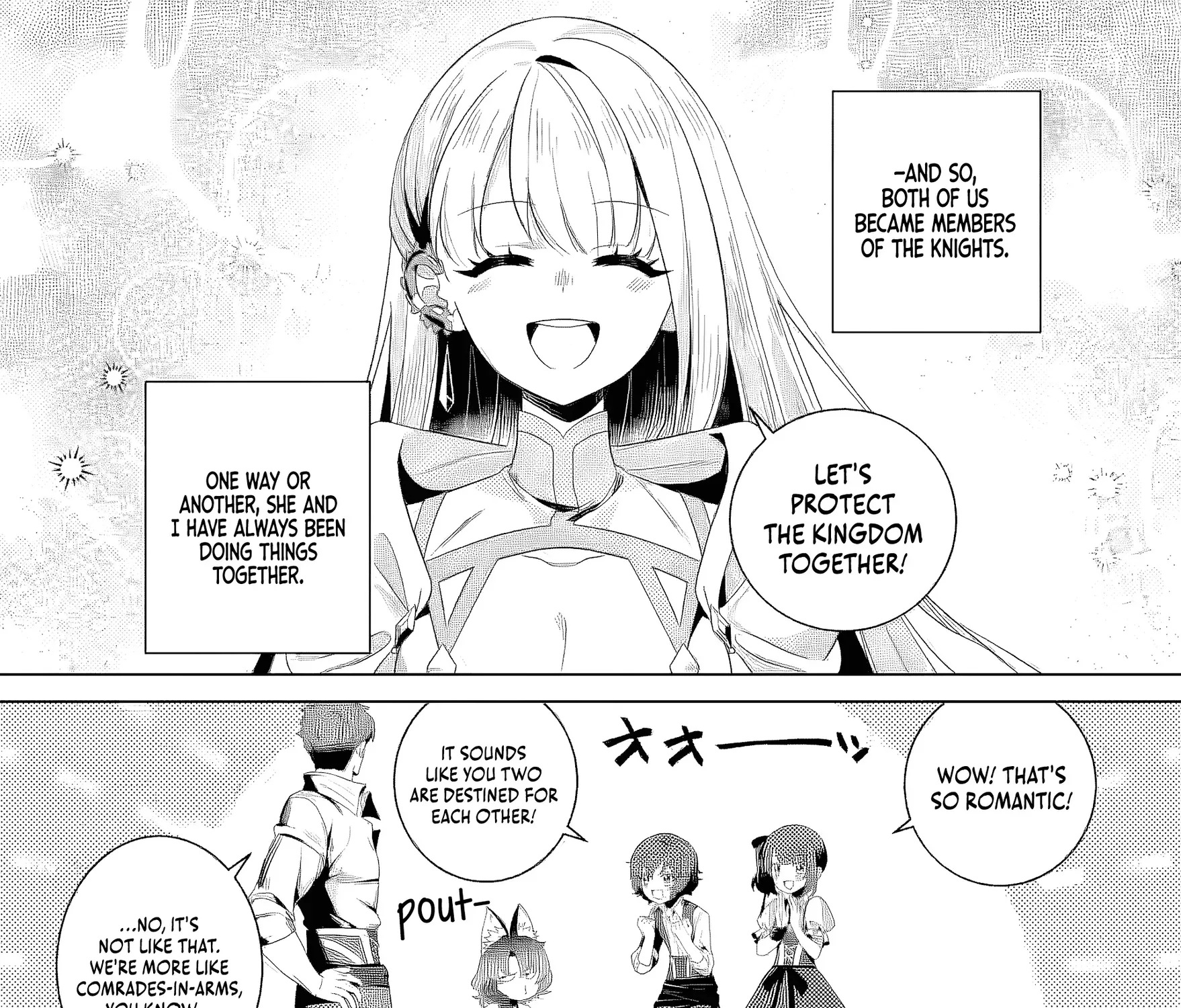 Netorare Tsuihousareta Saikyou Kishi Danchou no Ossan, Katainaka de Eiyuu ni Matsuriagerareru Chapter 4.1 page 18 - 