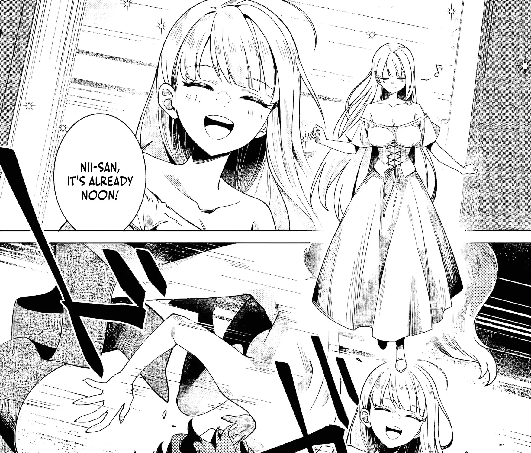 Netorare Tsuihousareta Saikyou Kishi Danchou no Ossan, Katainaka de Eiyuu ni Matsuriagerareru Chapter 4.1 page 6 - 